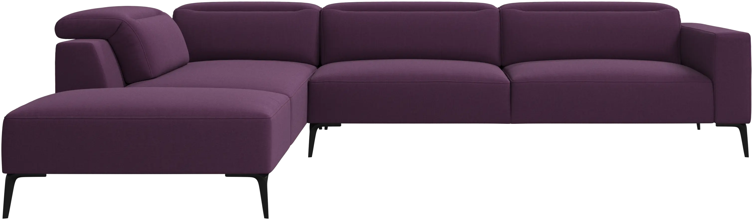 Zürich corner sofa with lounging unit