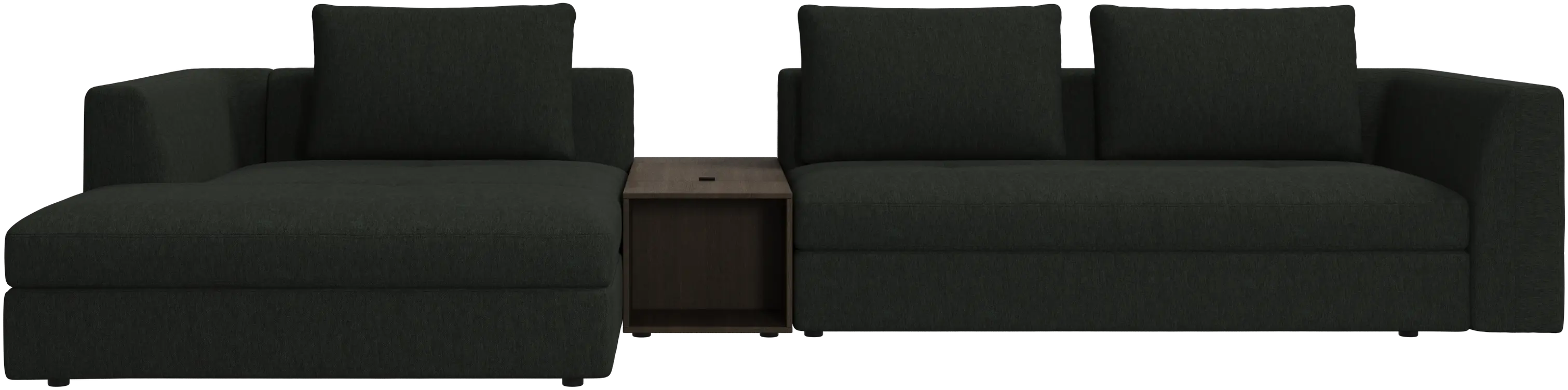 Bergamo Chaiselongue-Sofa mit Stauraum