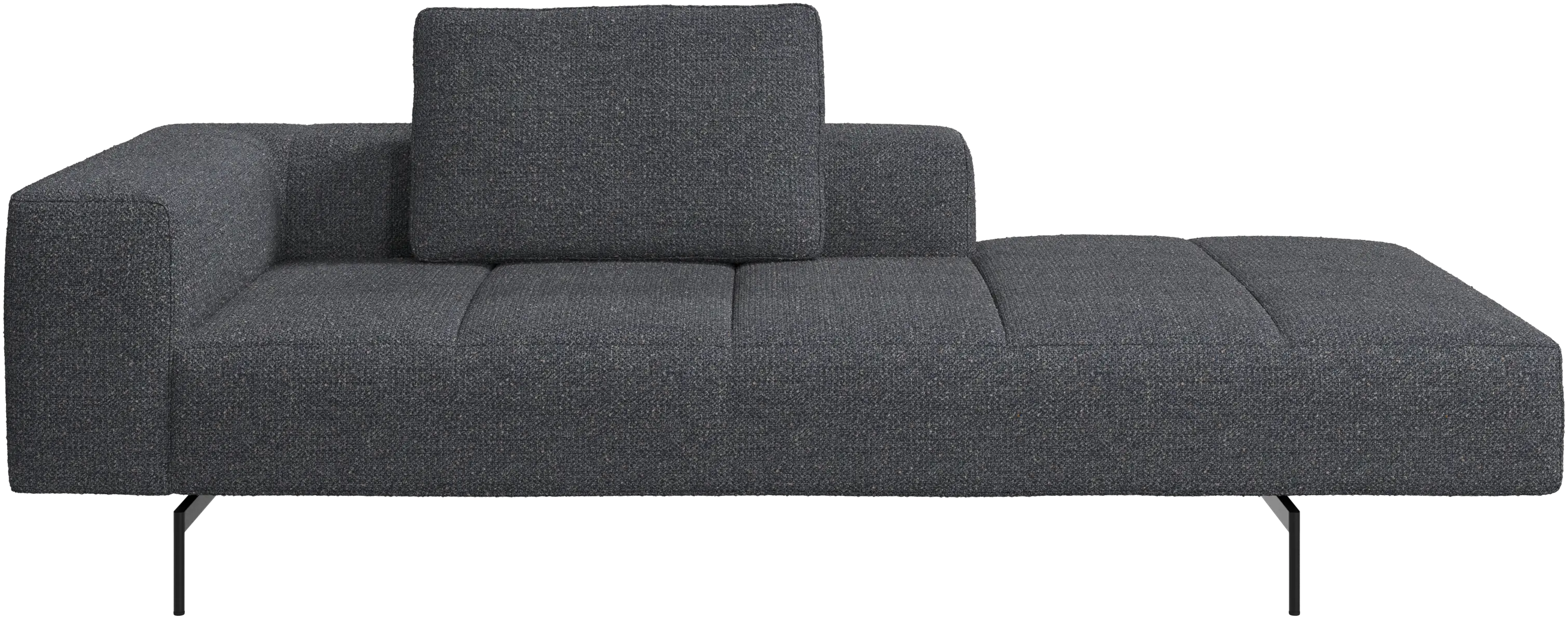 Amsterdam Iounging module for sofa, armrest left, open end right