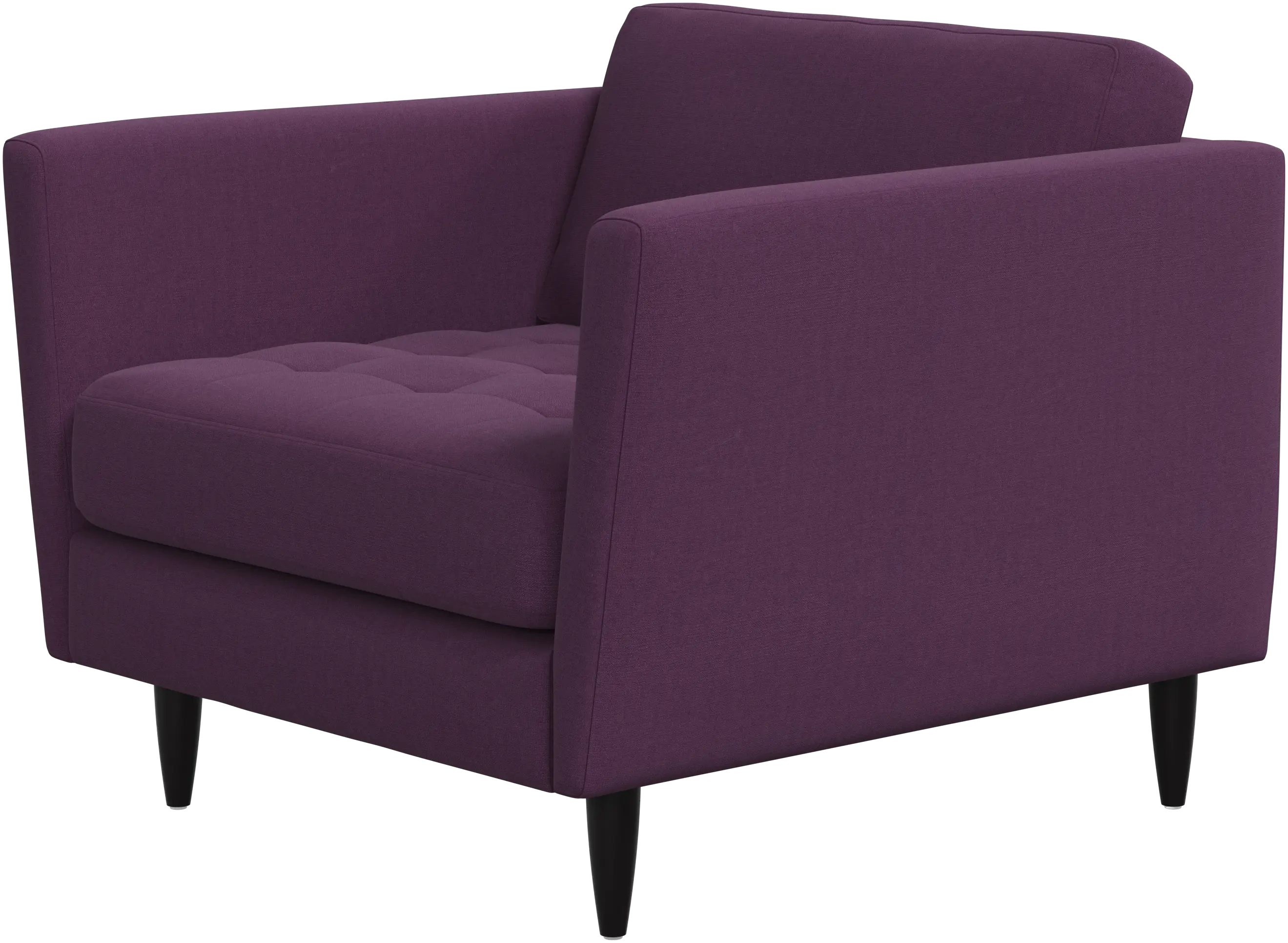 Osaka chair, tufted seat
