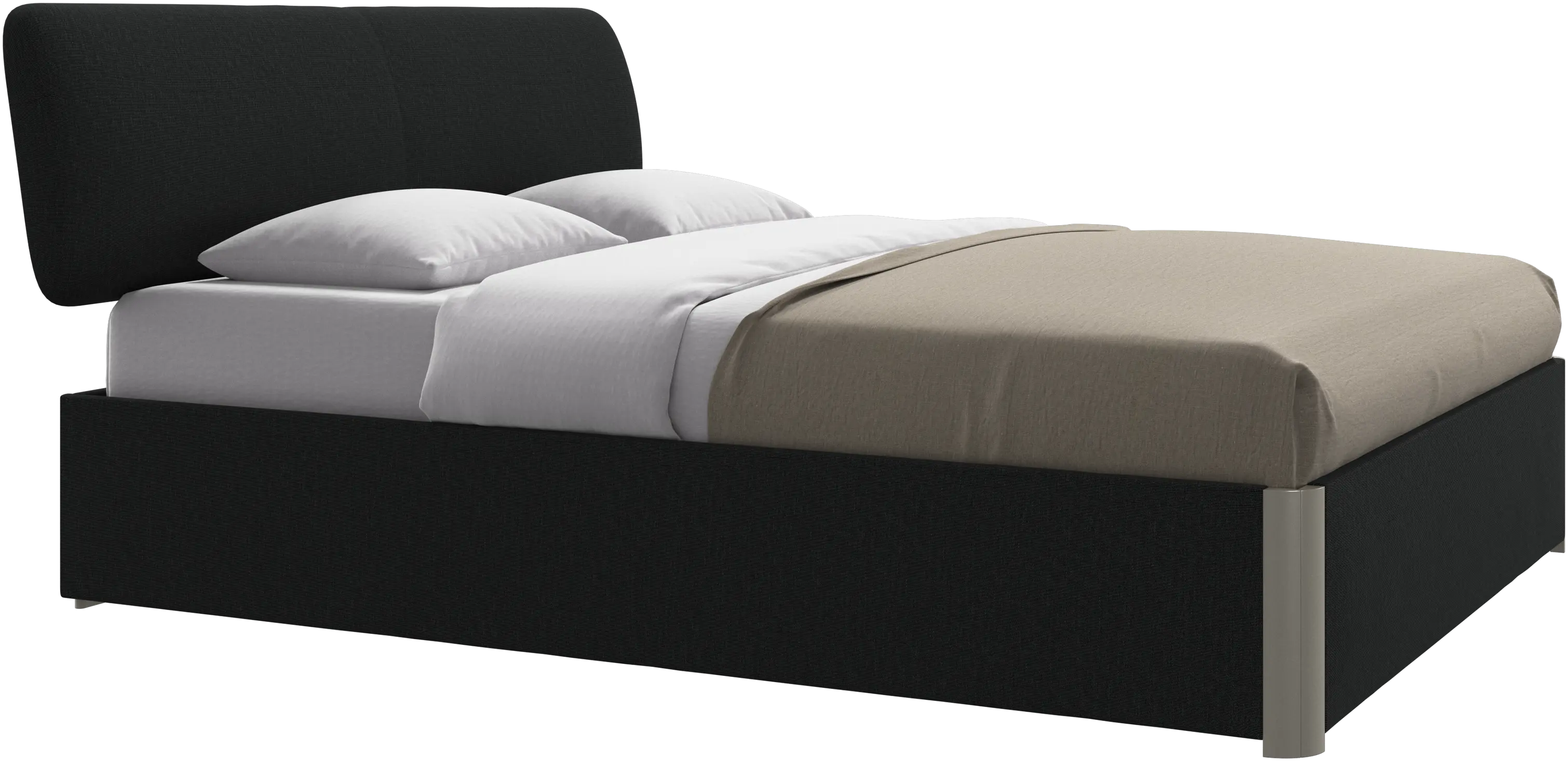Element bed, bed-mounted headboard, without slats, excl. mattress