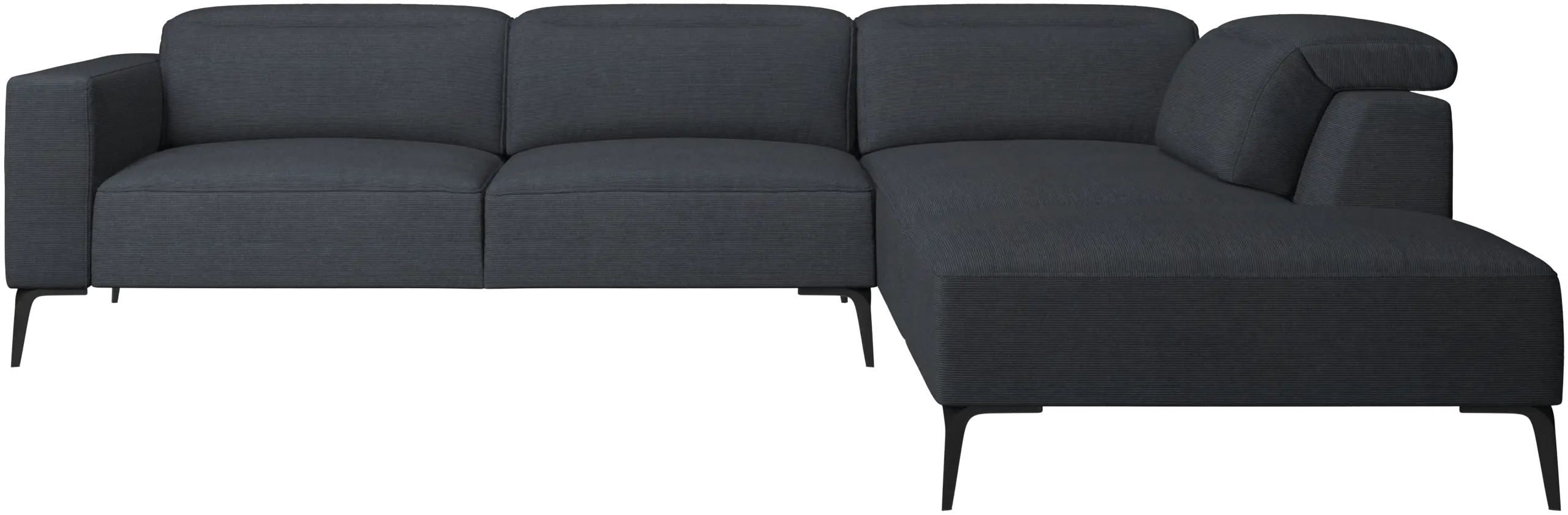 Zürich corner sofa with lounging unit
