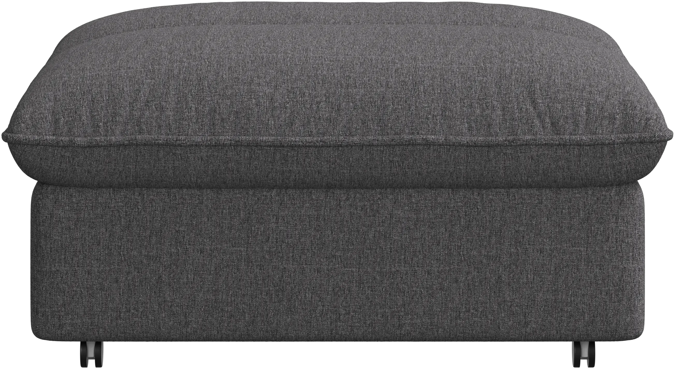 Southampton pouf on wheels with storage