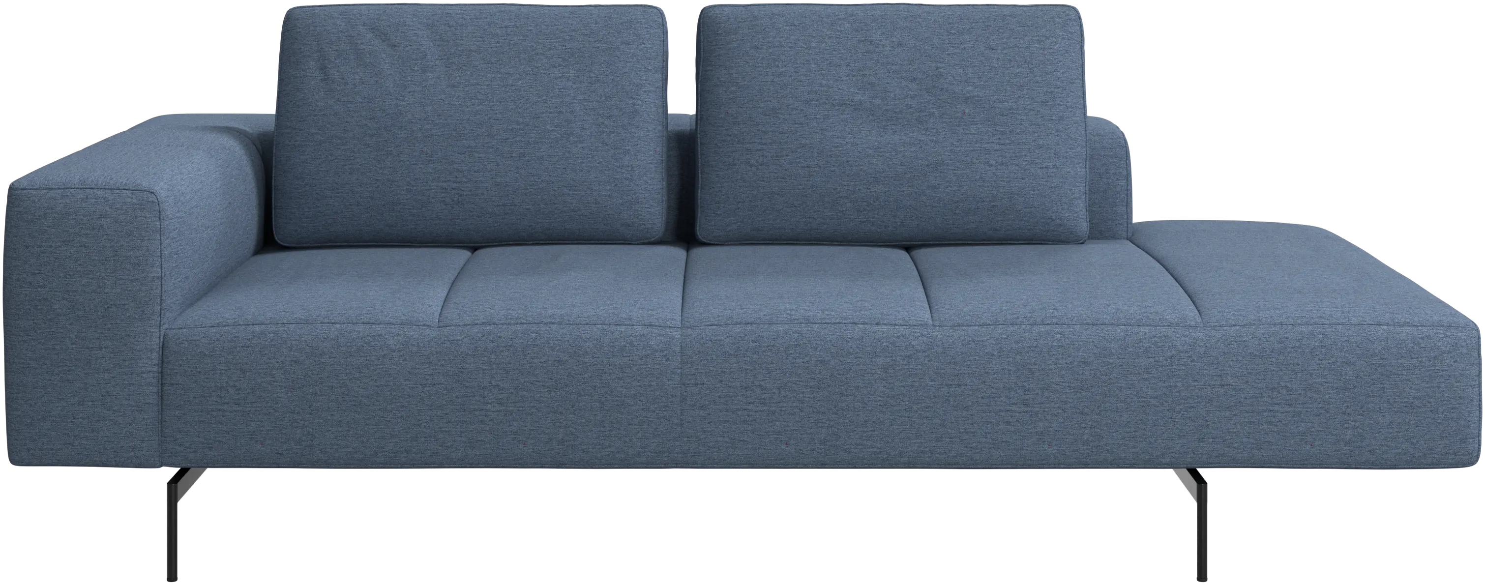 Amsterdam Sofa-Ruhemodul, Armlehne links, offenes Ende rechts