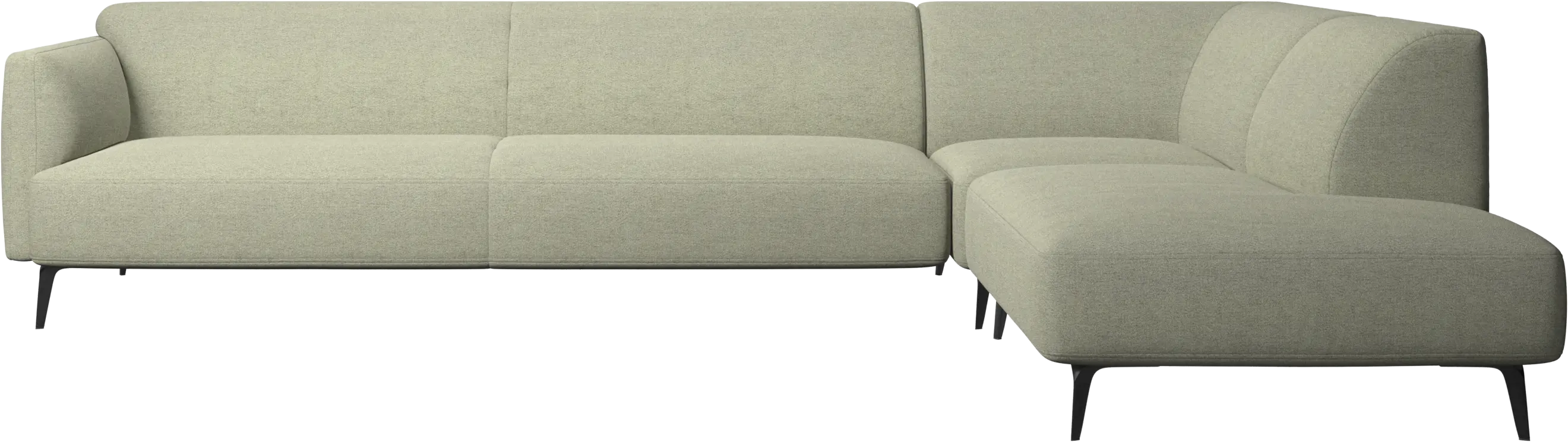 Modena corner sofa with lounging unit