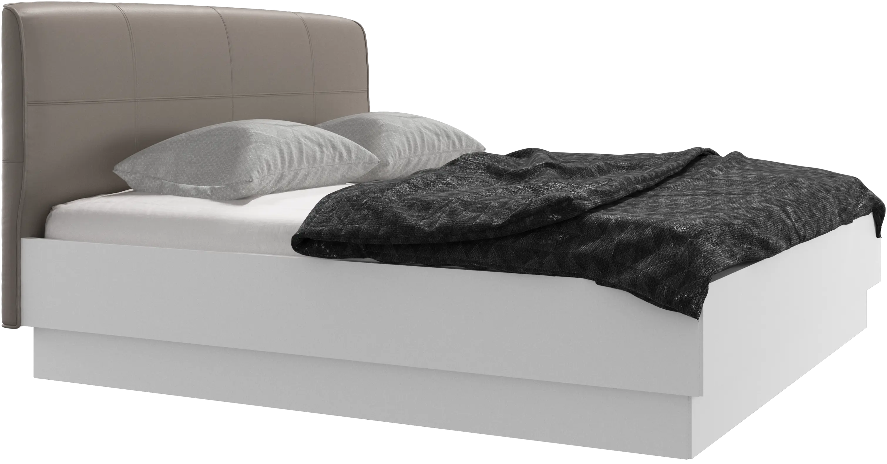 Houston, upholstered bed with storage