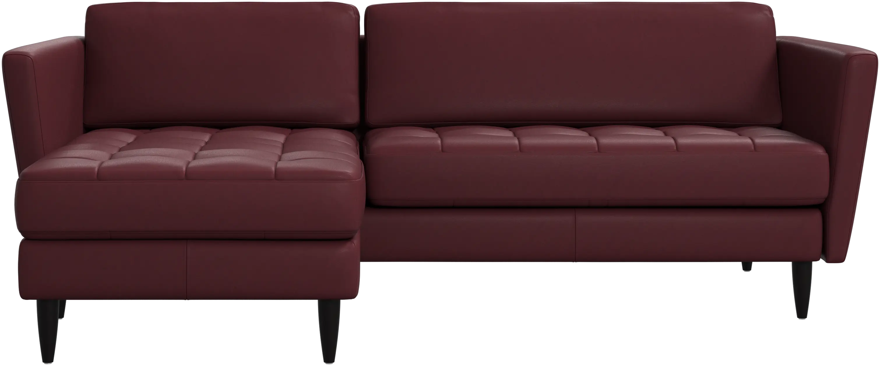 Osaka sofa with resting unit, tufted seat