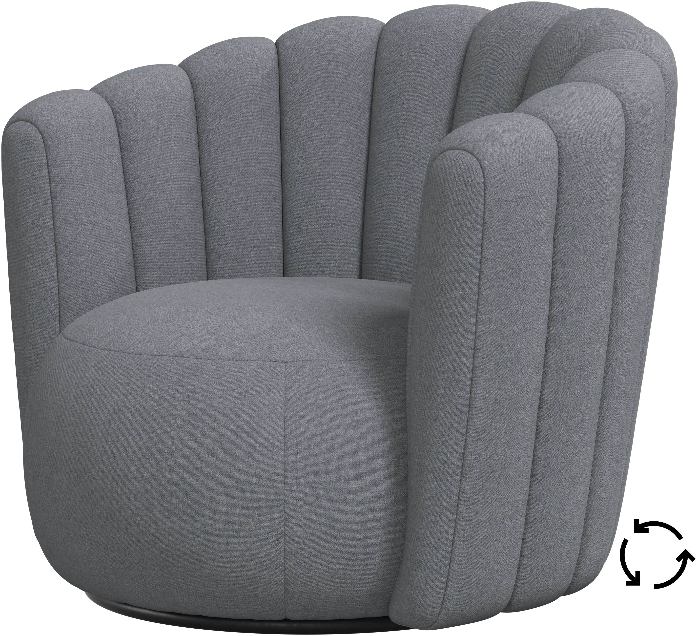 Sweet Art armchair with swivel function
