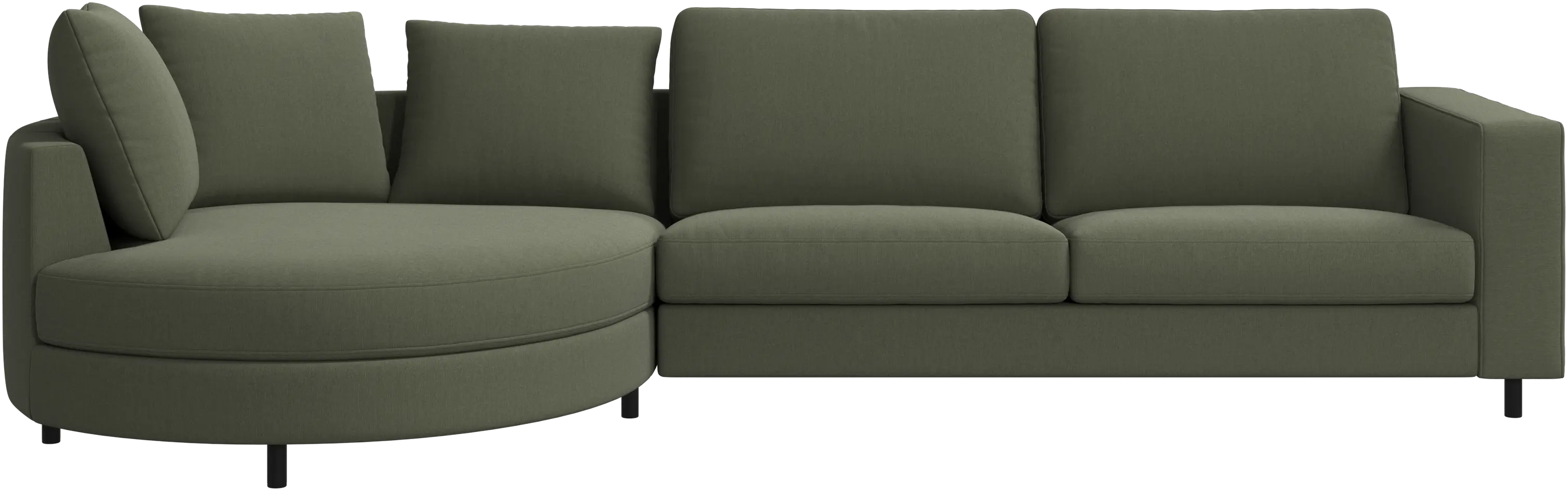 Indivi sofa with chaise longue left