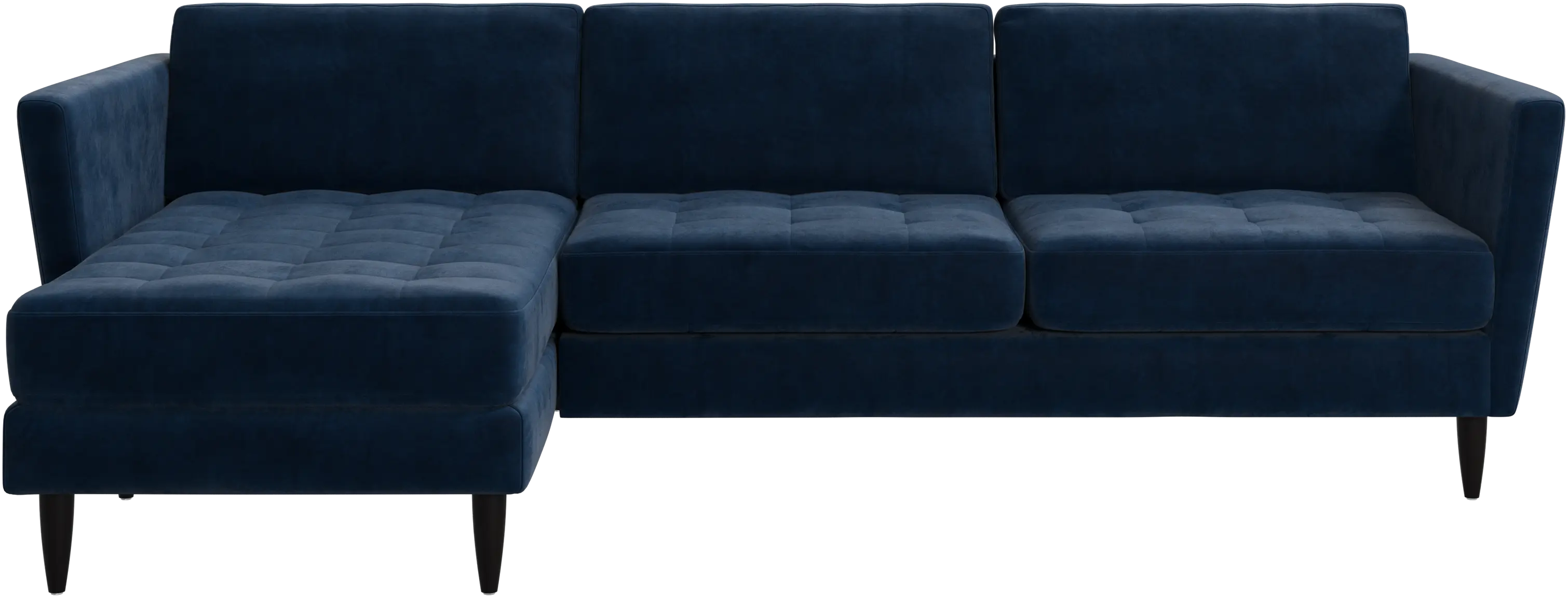 Osaka sofa with resting unit, tufted seat