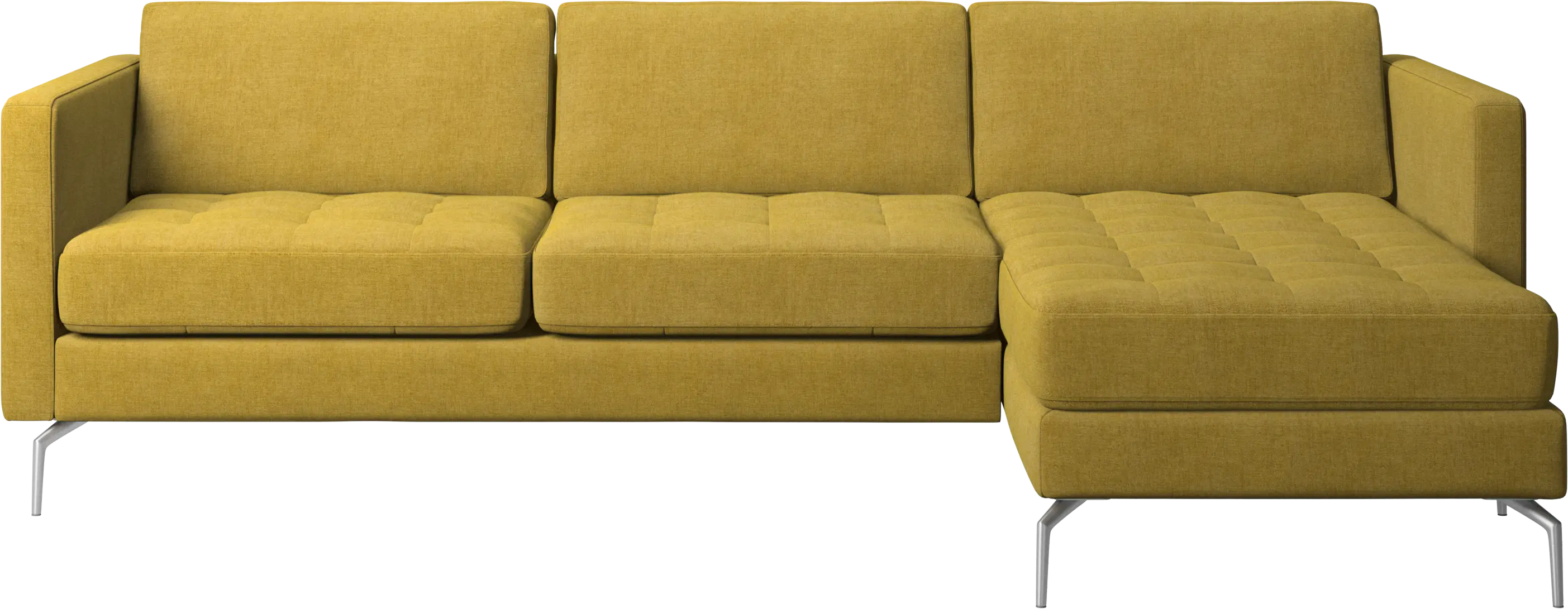 Osaka sofa with resting unit, tufted seat