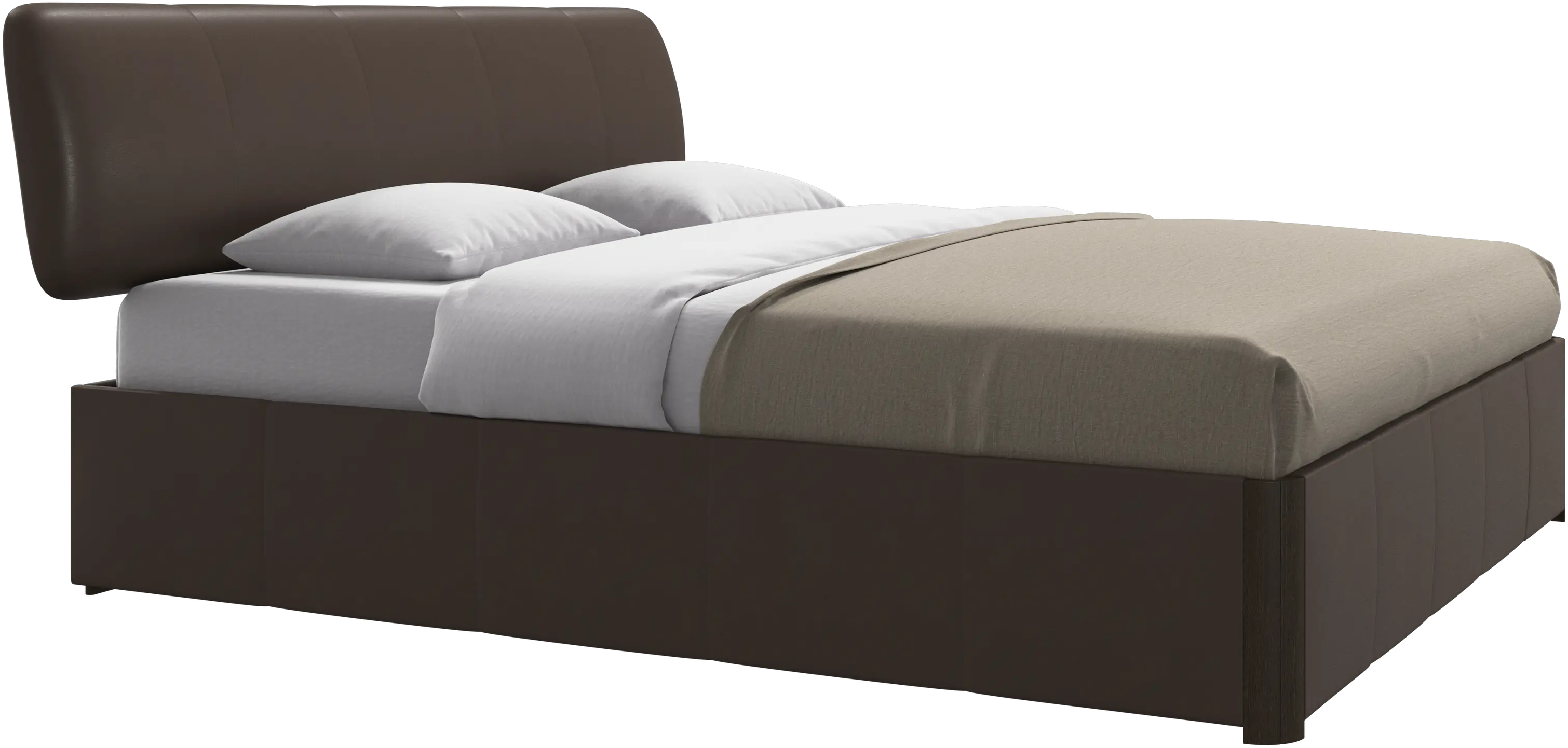 Element cama, cabecero montado en la cama, sin láminas, excl. colchón