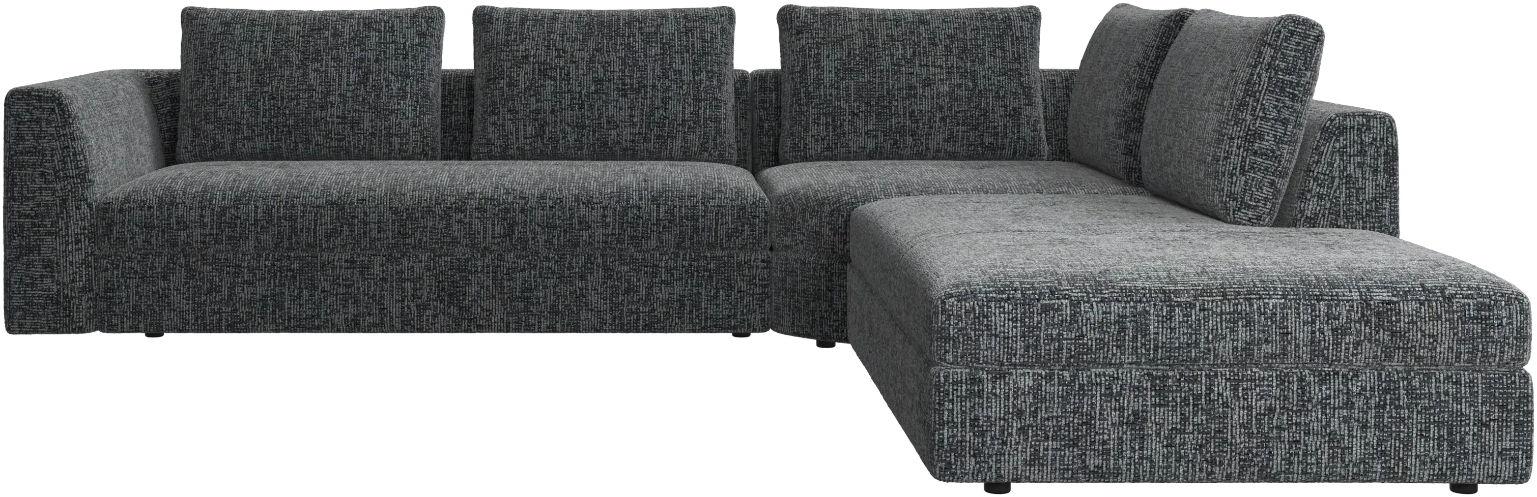 Bergamo corner sofa with lounging unit