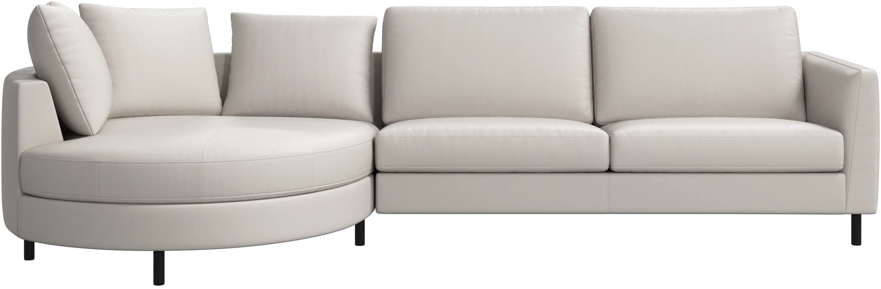 Indivi sofa with chaise longue left