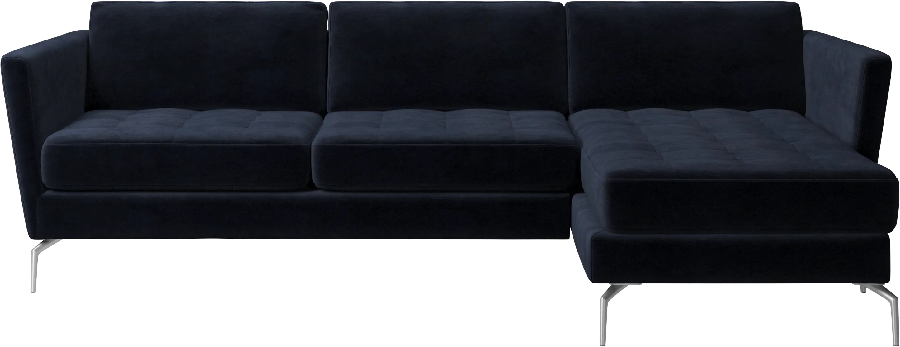 Osaka sofa with resting unit, tufted seat