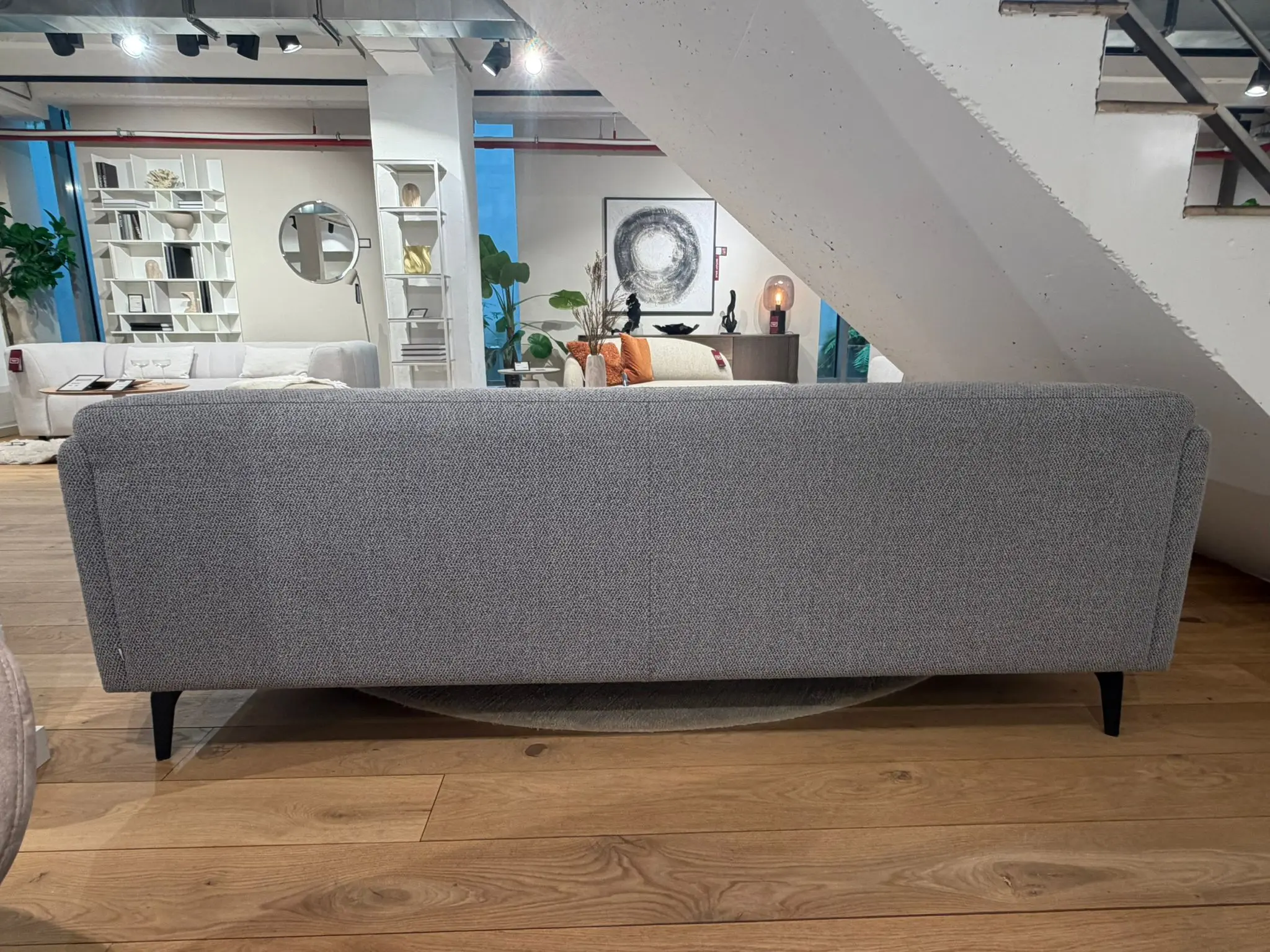 Sofas Modena-bank, 3-zits, Lazio Grijs, DIRECT LEVERBAAR