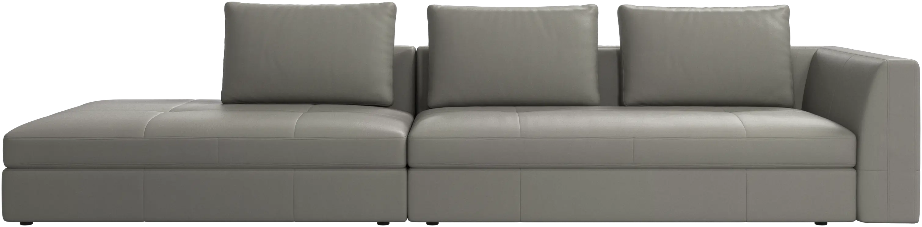 Bergamo sofa with lounging unit