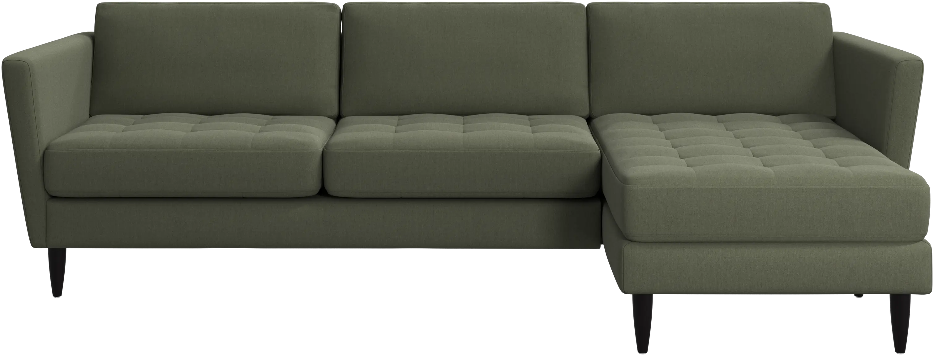Osaka sofa with resting unit, tufted seat
