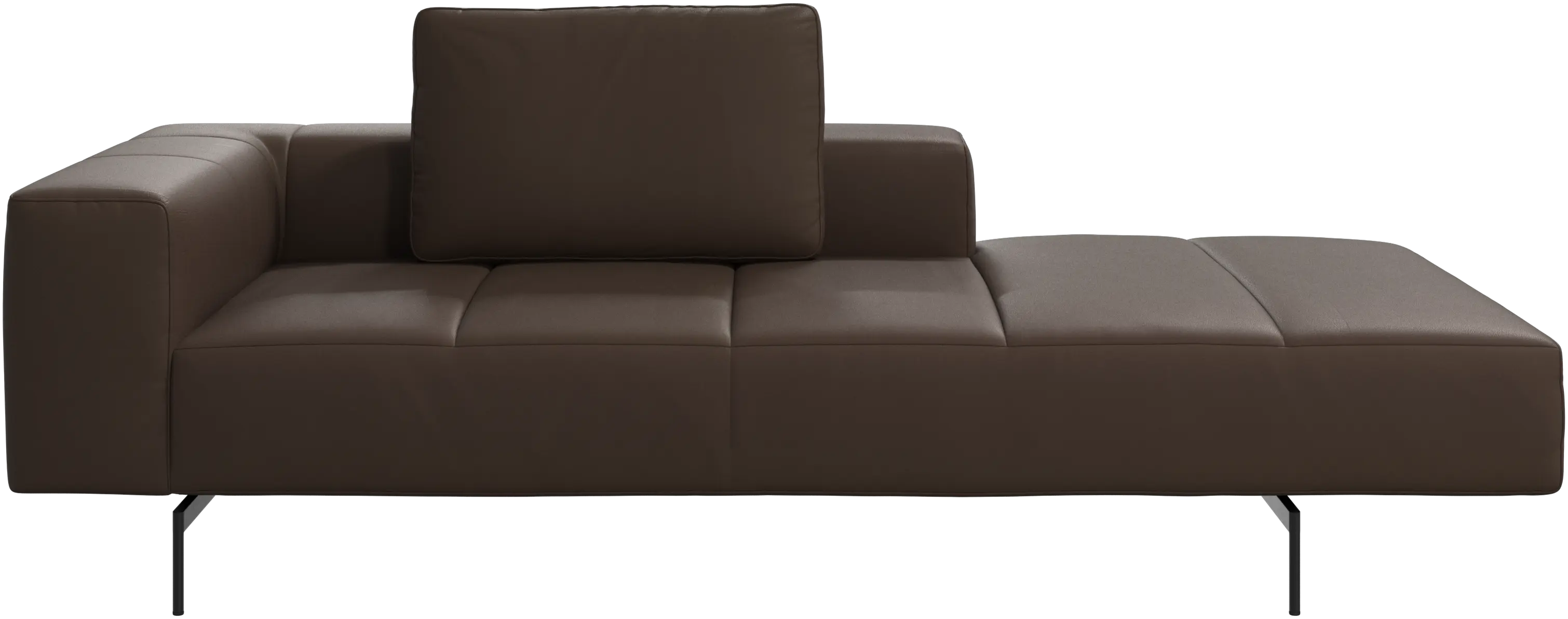 Amsterdam Iounging module for sofa, armrest left, open end right