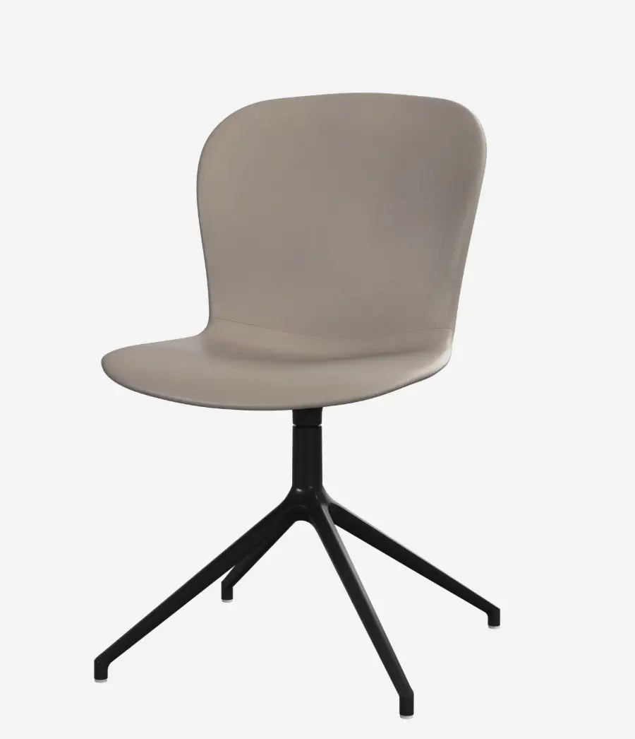 Dining chairs ADELAIDE SWIVEL LIGHT GREY NORDIC X2