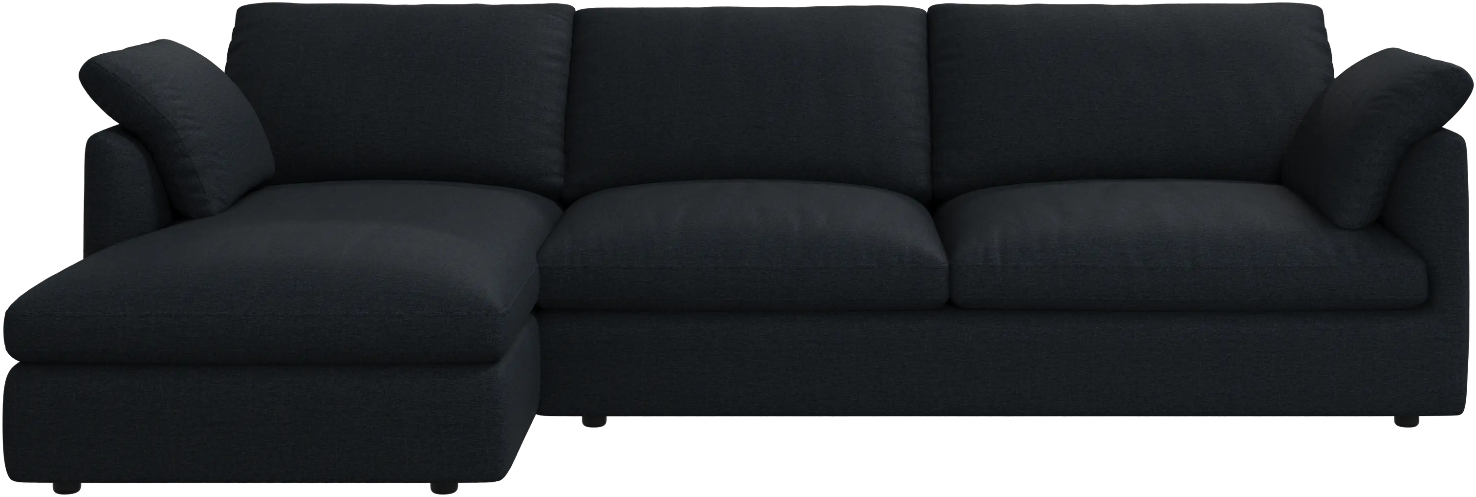 Milano sofa with chaise longue left