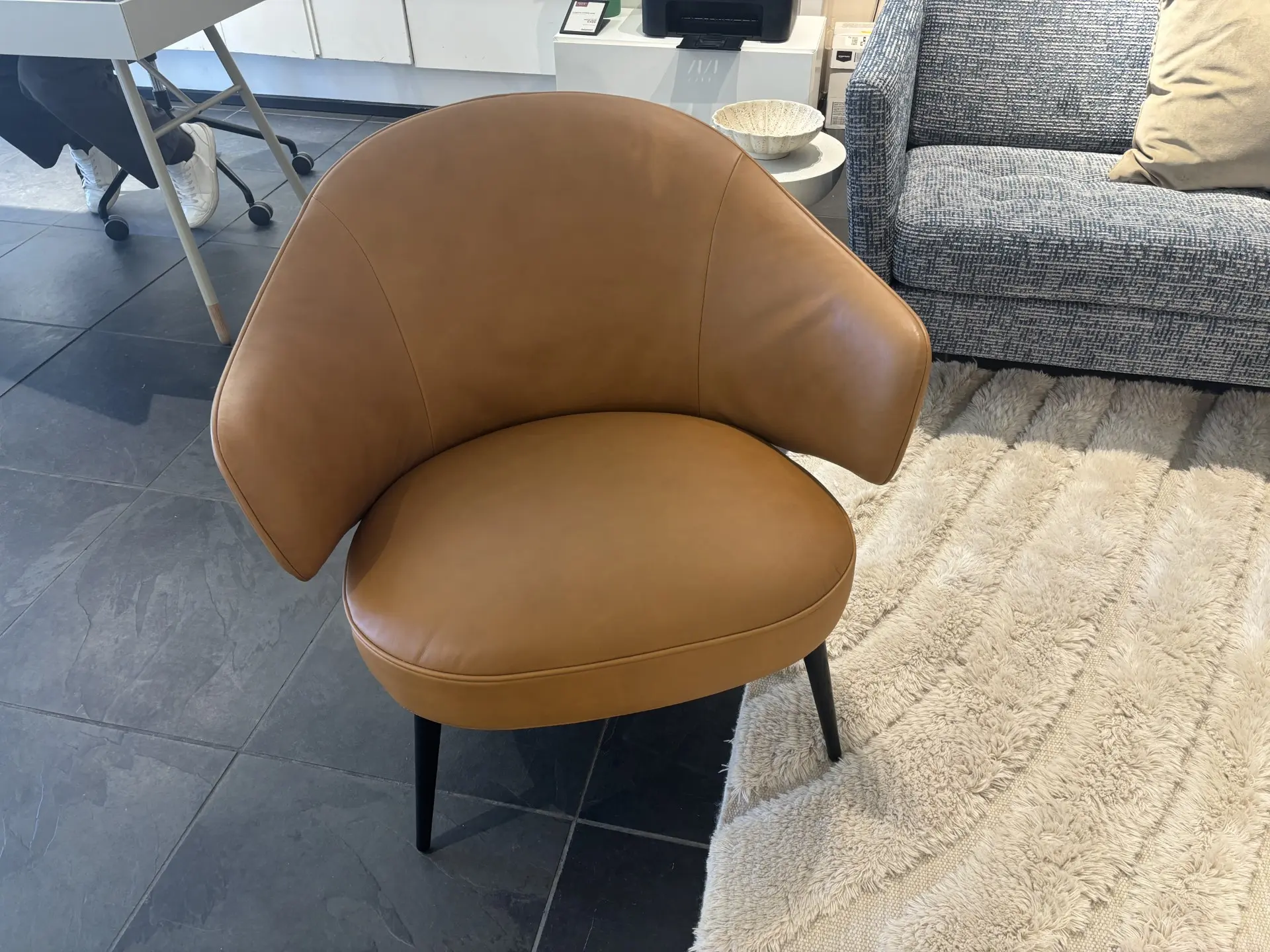 Armchairs CHARLOTTE ARMCHAIR - Congac York leather