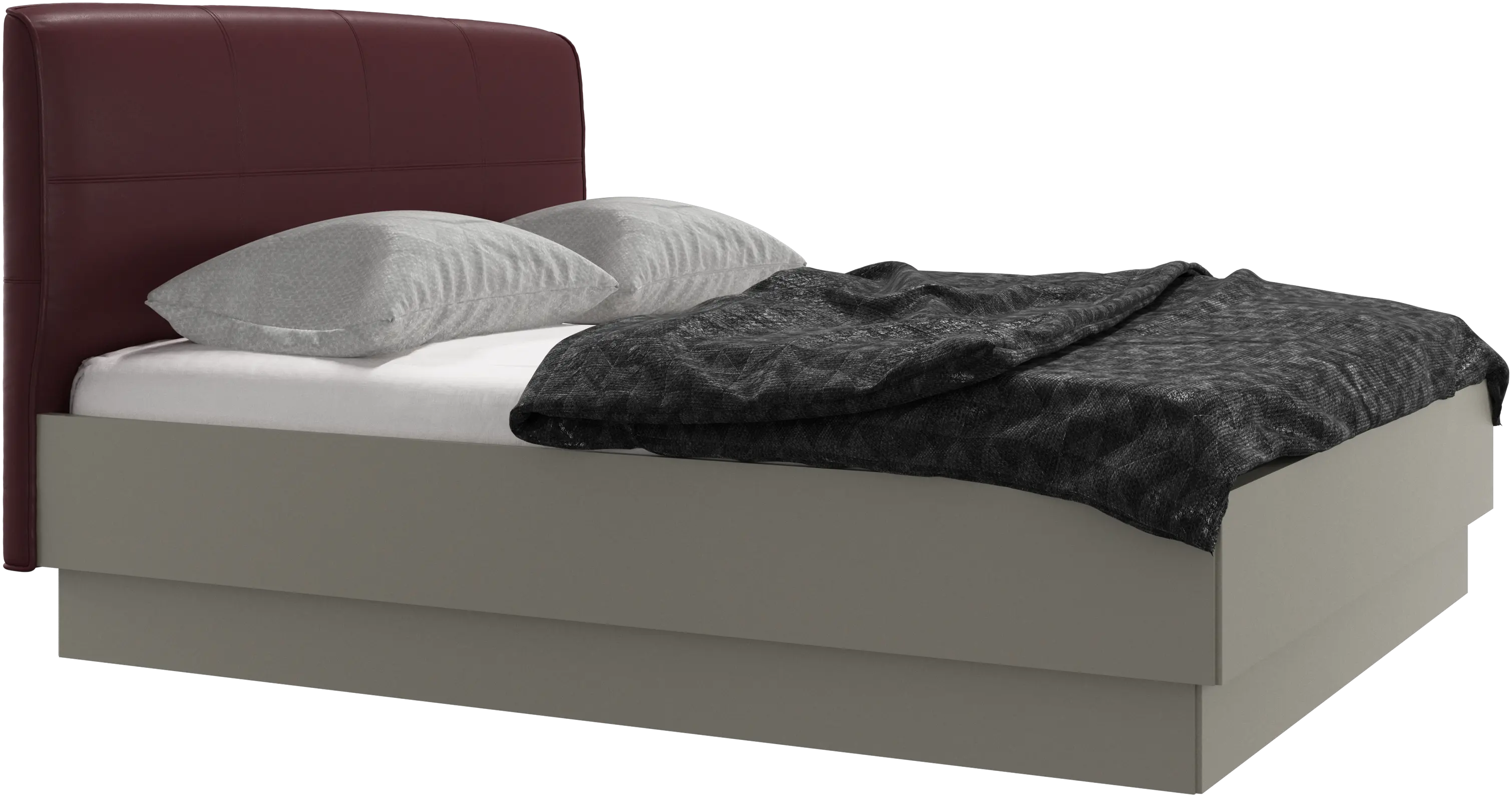 Houston, upholstered bed with storage