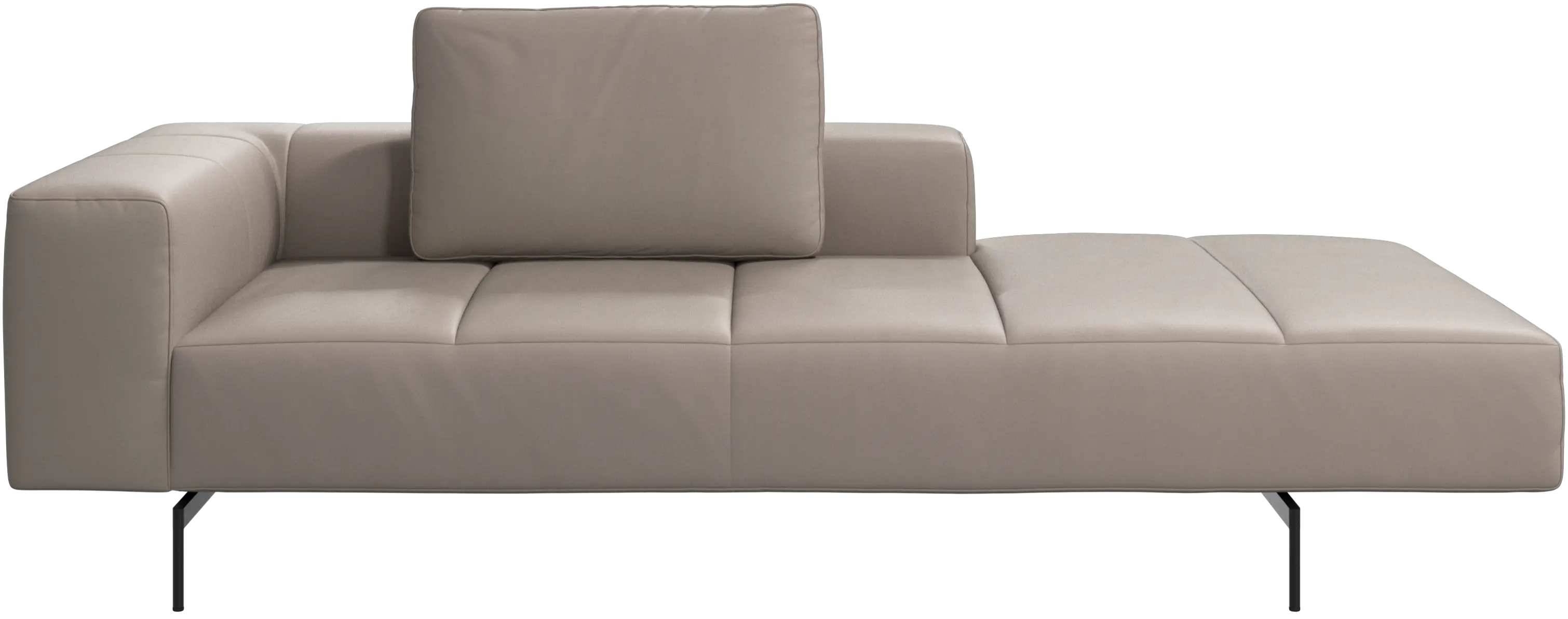 Amsterdam Iounging module for sofa, armrest left, open end right