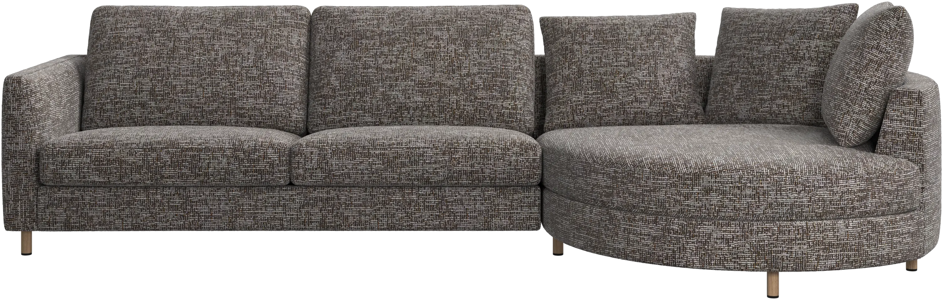 Indivi zitbank met chaise longue rechts