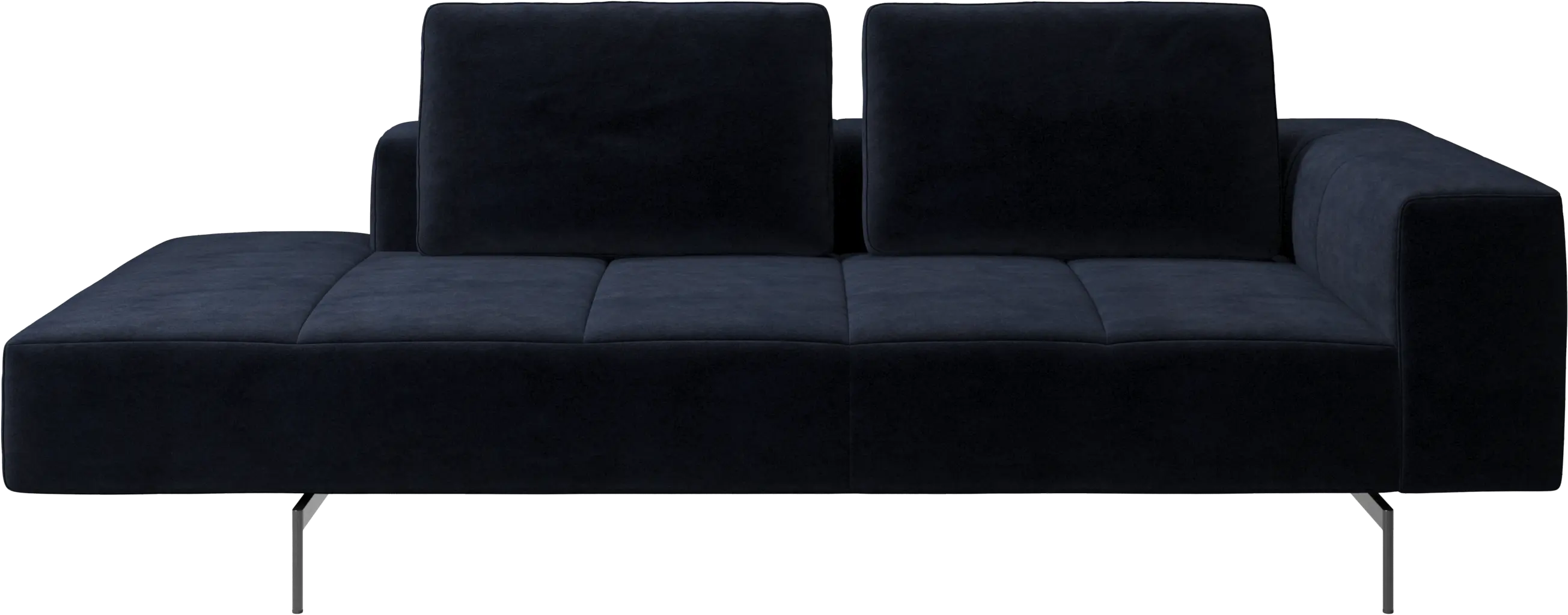 Amsterdam resting module for sofa, armrest right, open end left