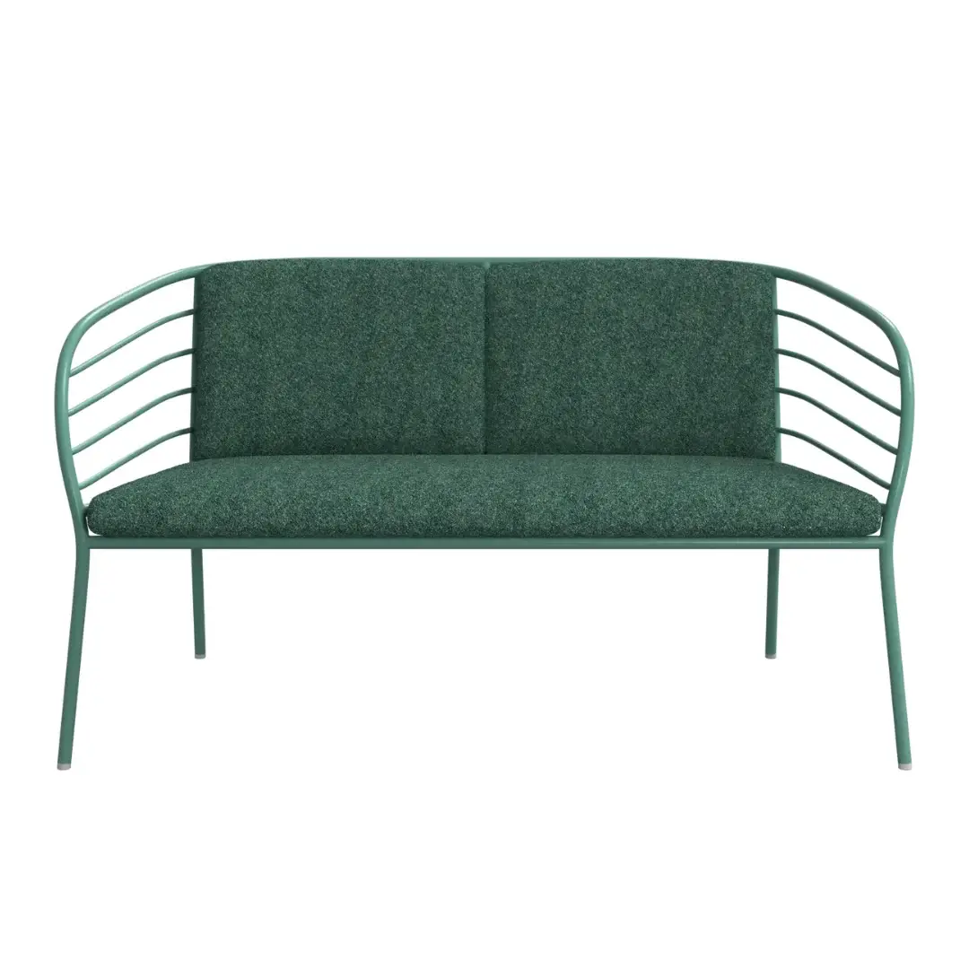 Outdoor Cancún Lounge sofa & cushions - GREEN