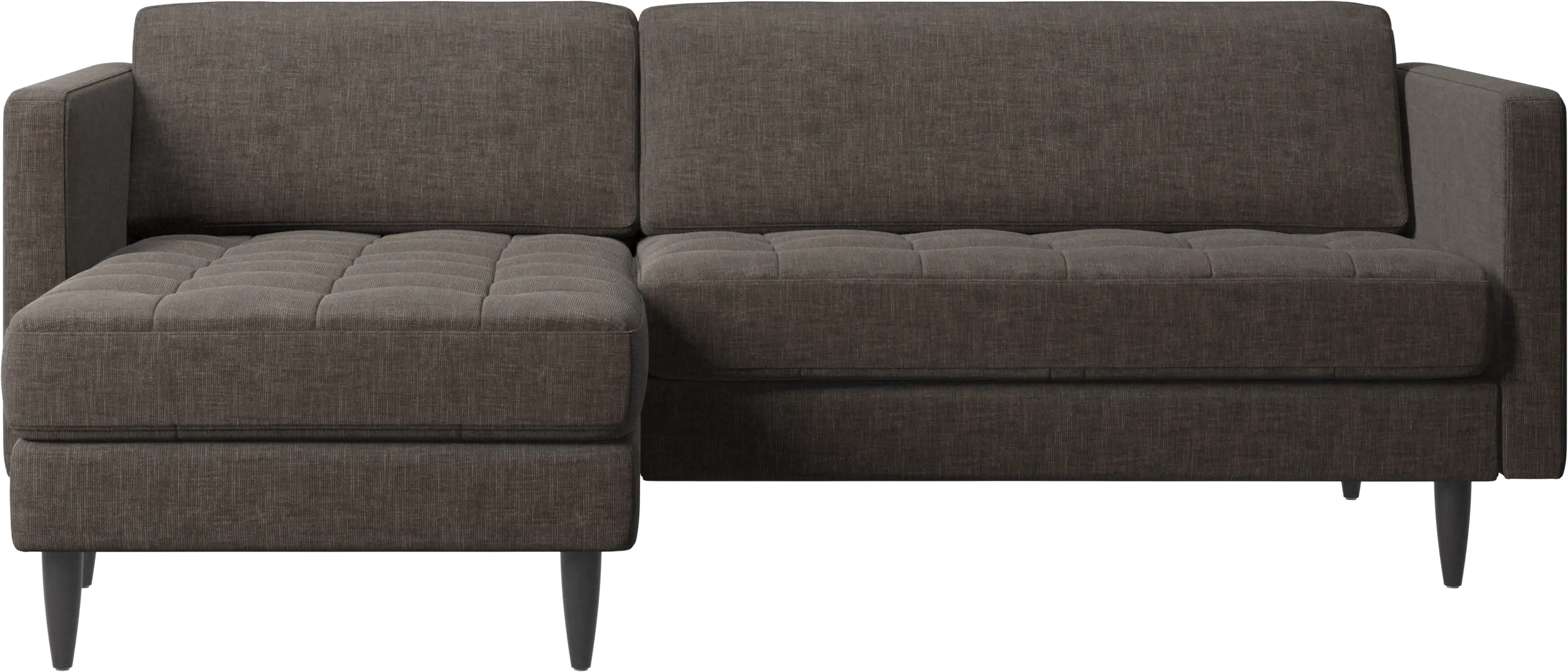 Sofá Osaka con módulo chaise-longue, asiento capitoné