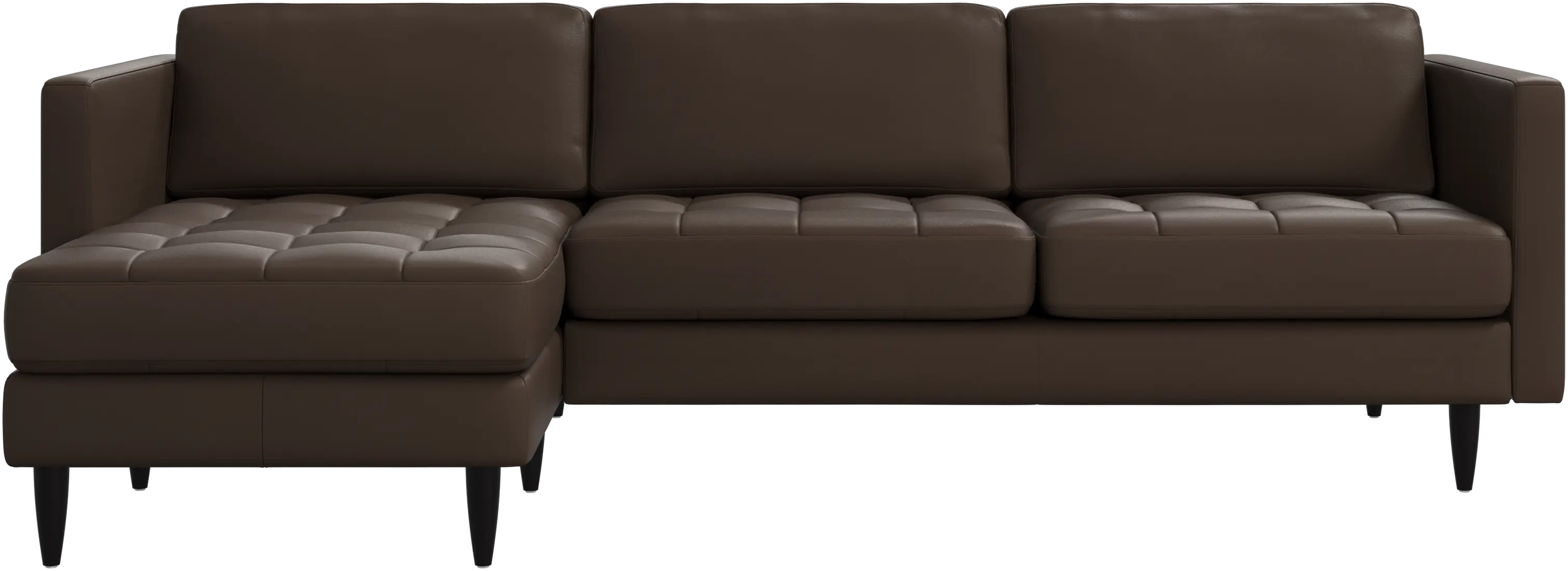 Osaka sofa with resting unit, tufted seat