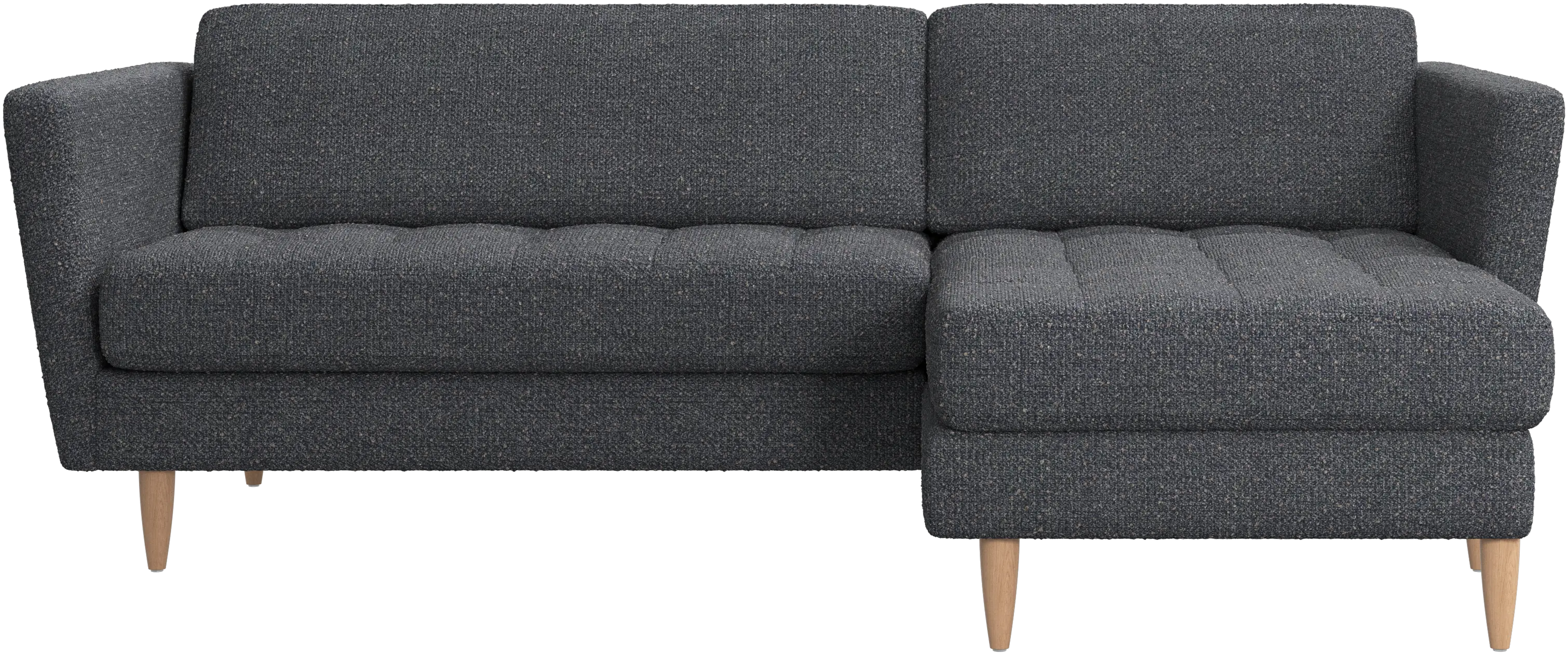 Osaka sofa with resting unit, tufted seat