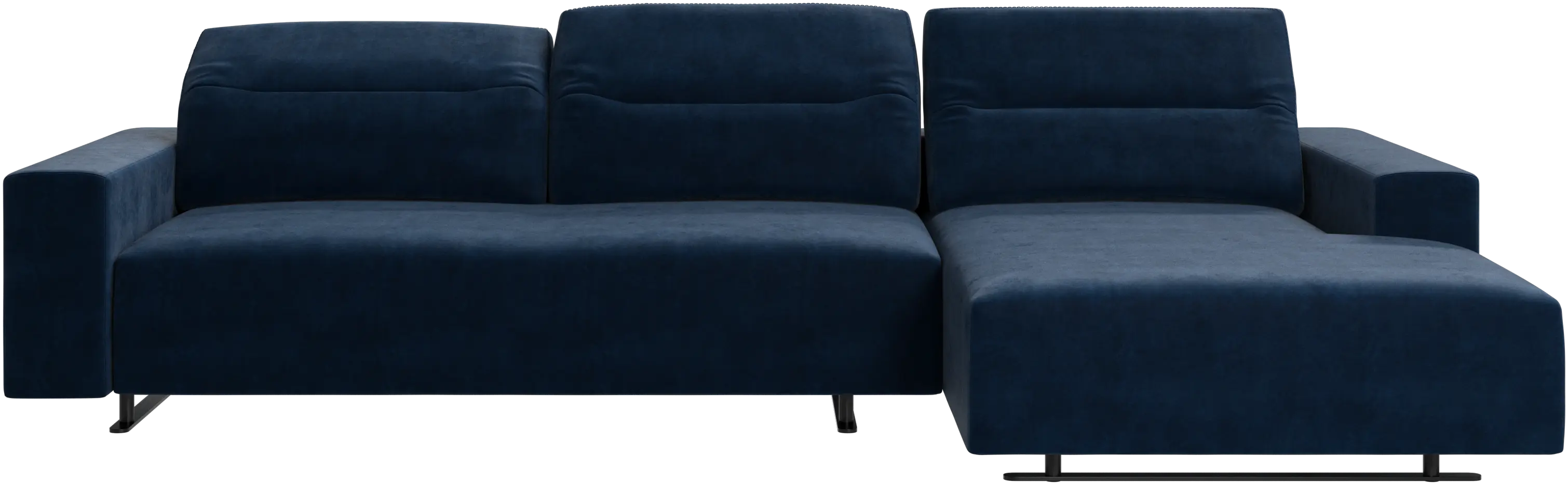 Hampton sofa with adjustable back and resting unit right side