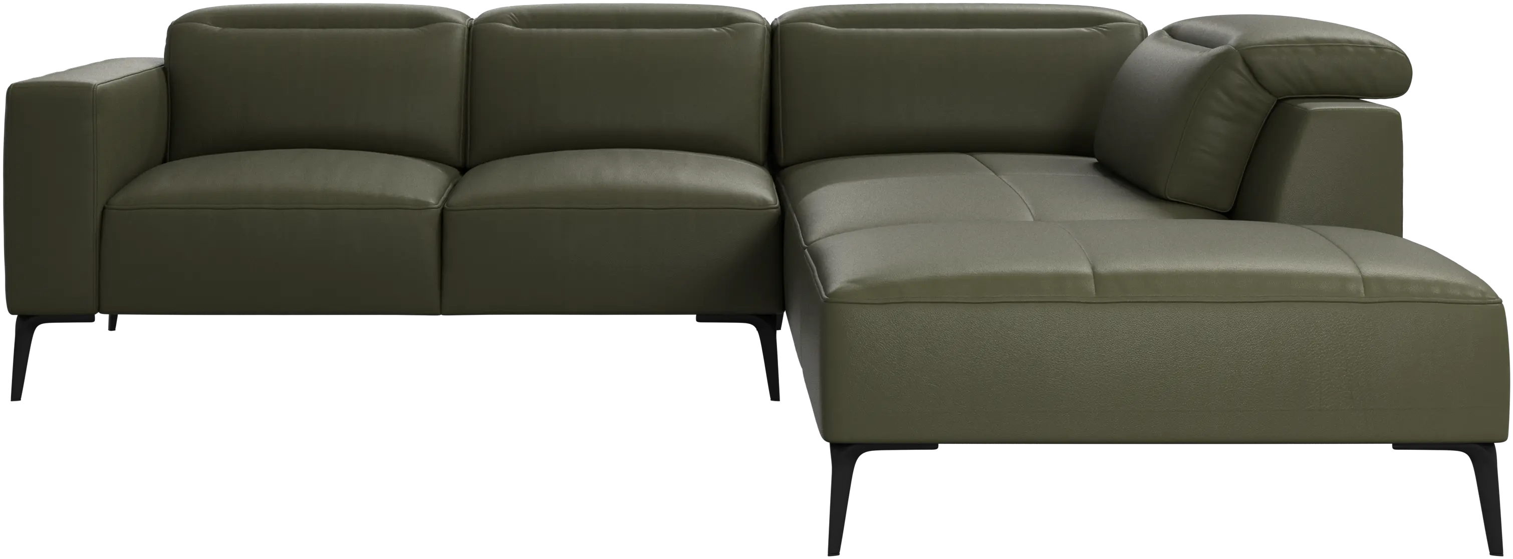 Zürich corner sofa with lounging unit