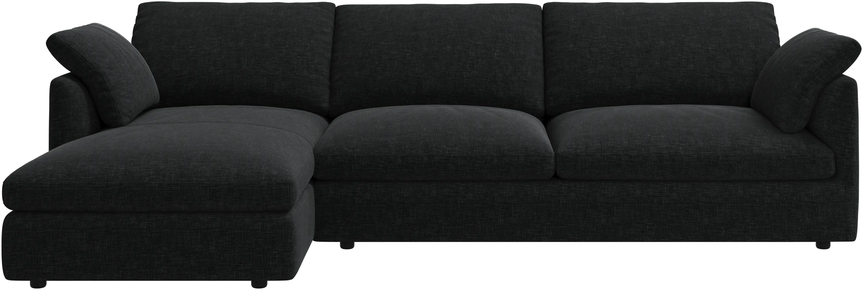 Milano sofa with chaise longue left