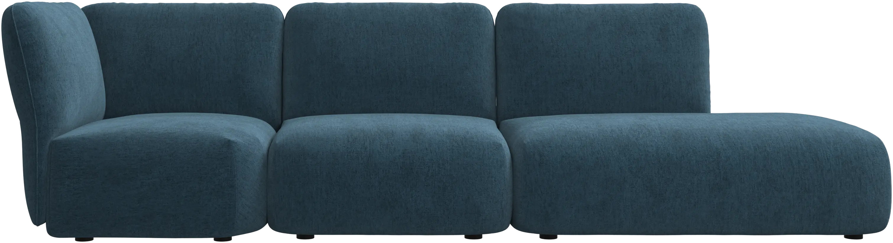 Paraggi sofa with lounging unit left