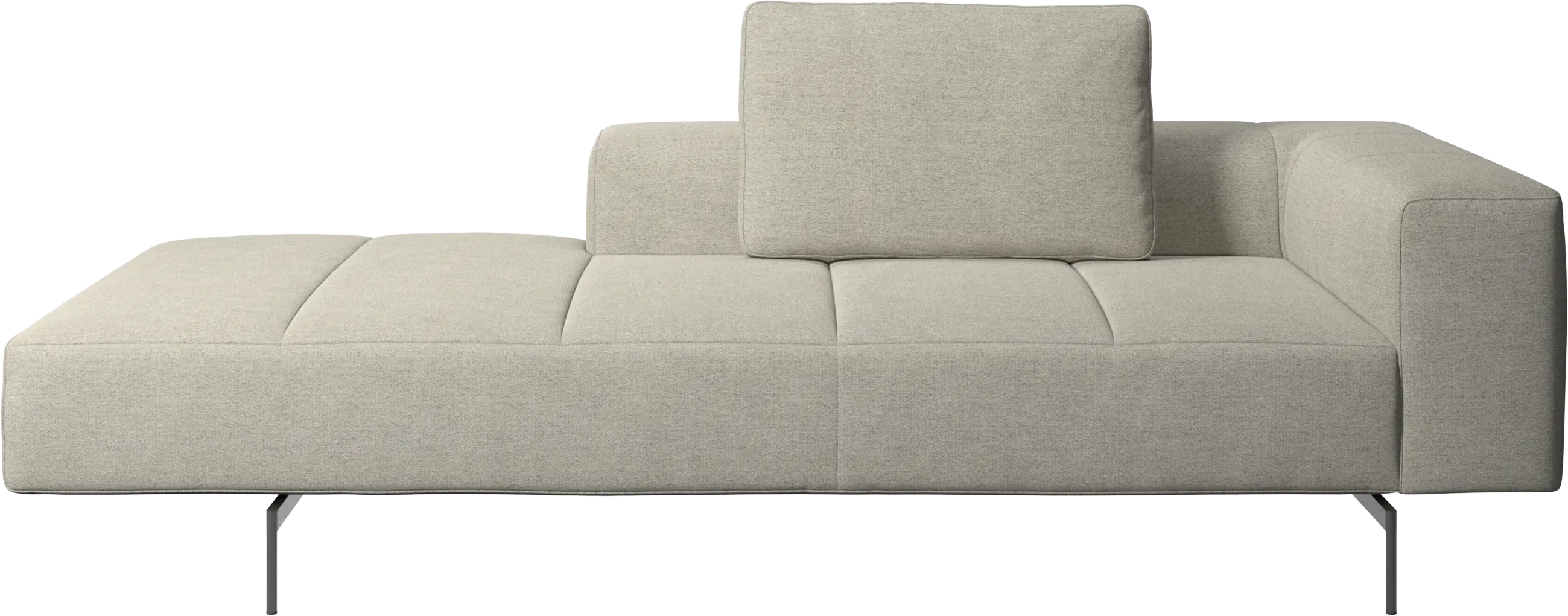 Amsterdam Iounging module for sofa, armrest right, open end left