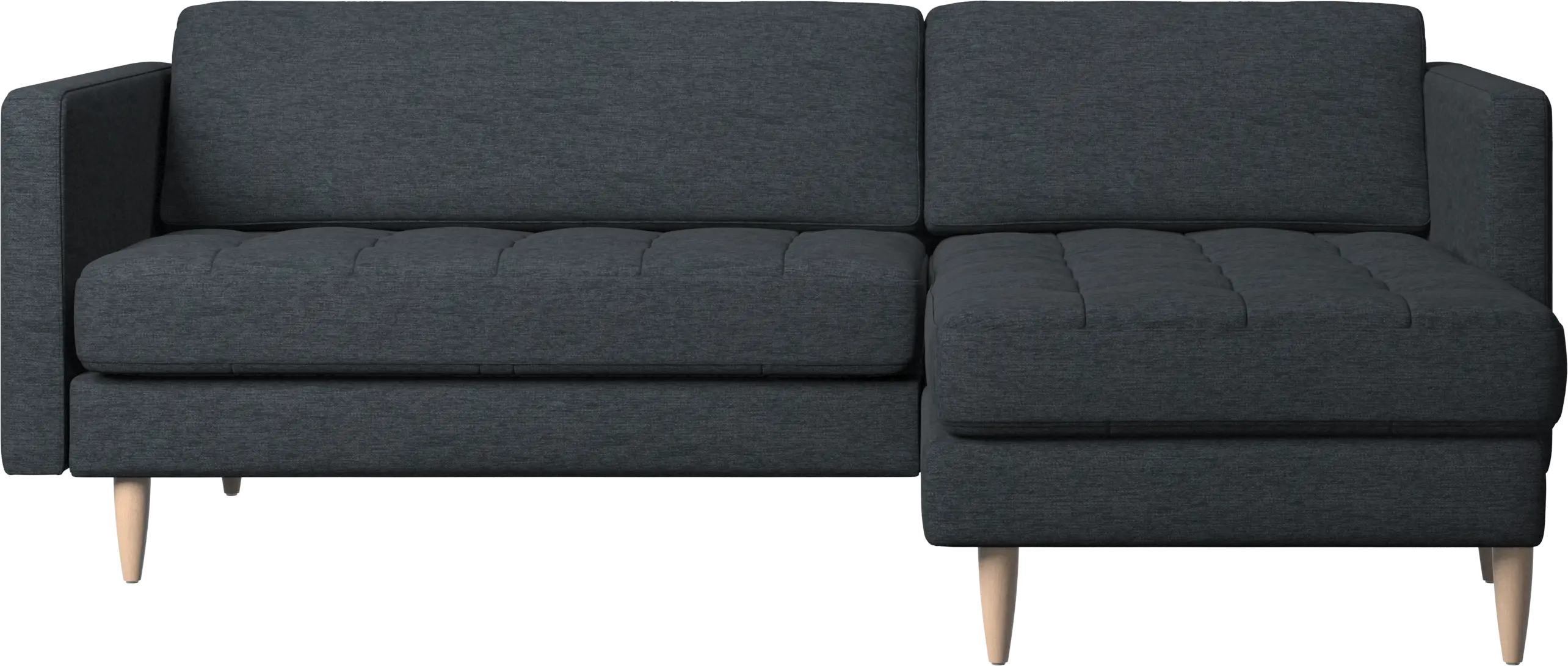 Osaka sofa with resting unit, tufted seat