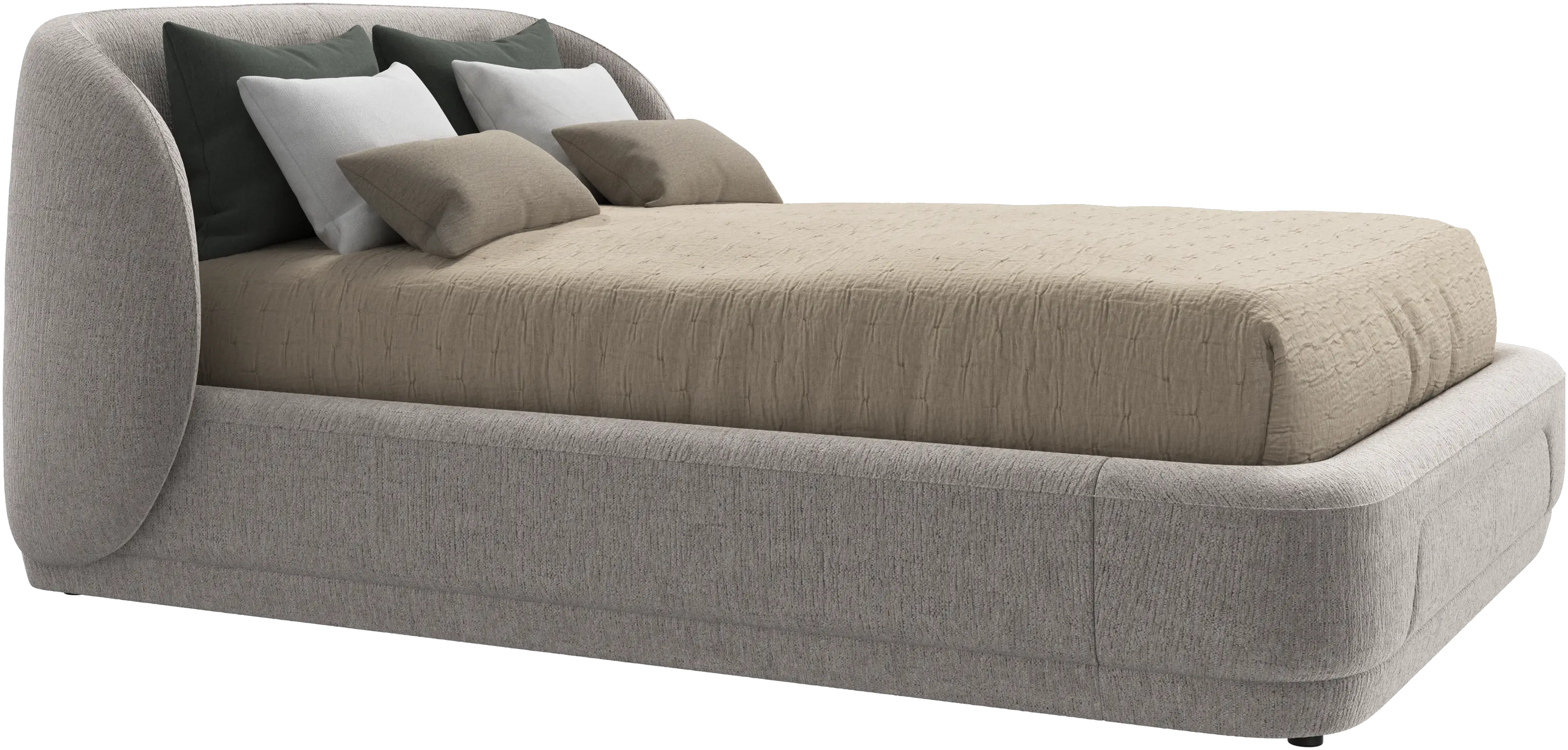 Bolzano bed with slats  - W140xL200cm