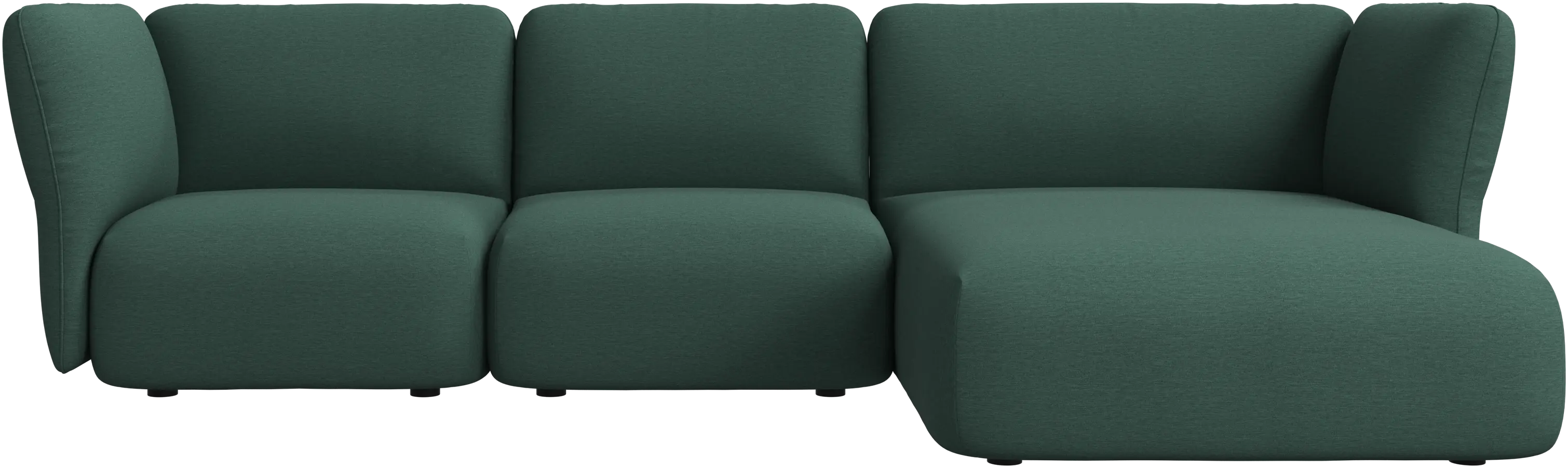 Paraggi 2-seater with chaise longue right