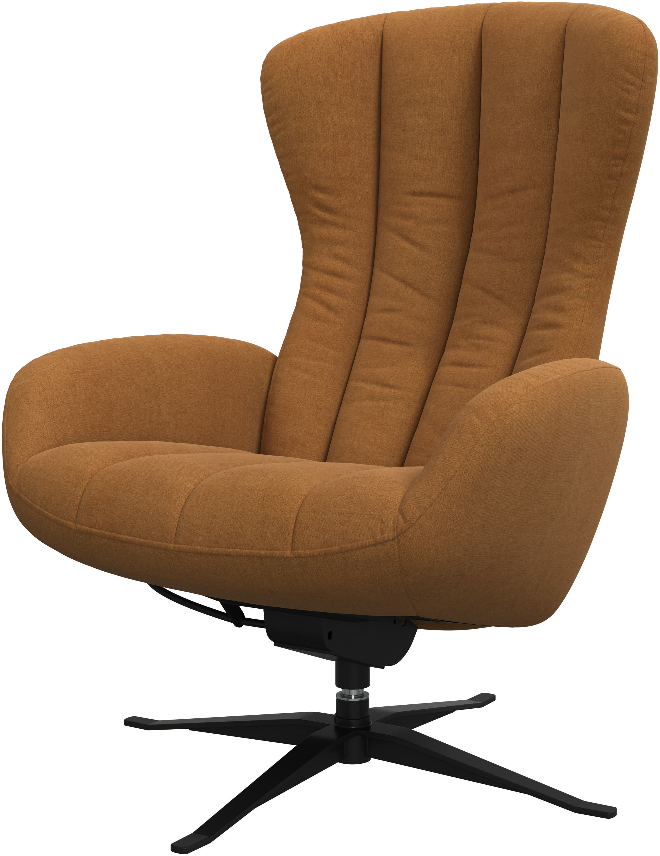 Krzesło do salonu Tilburg z odchylanym, obrotowym i regulowanym zagłówkiem