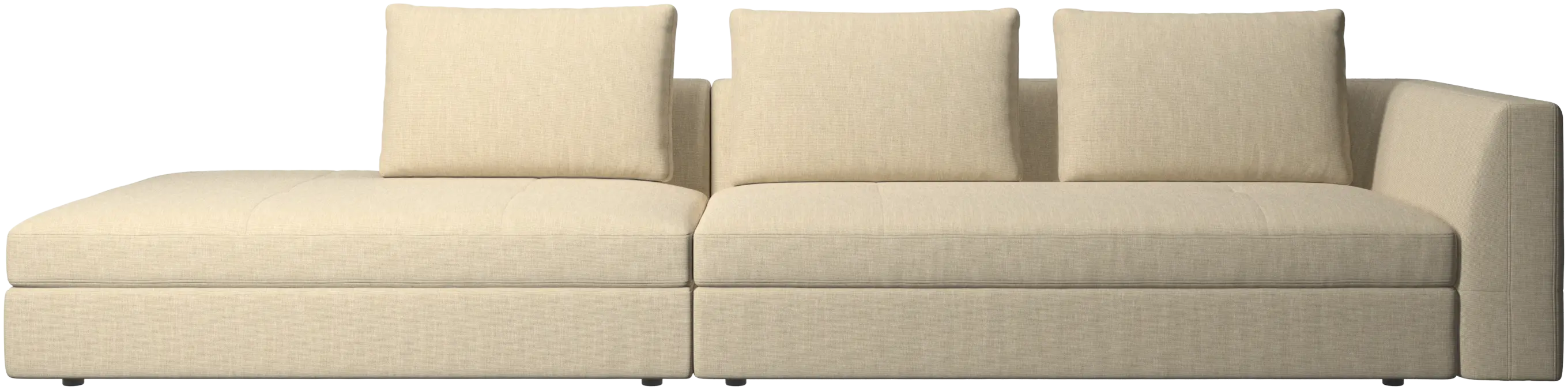 Bergamo sofa with lounging unit