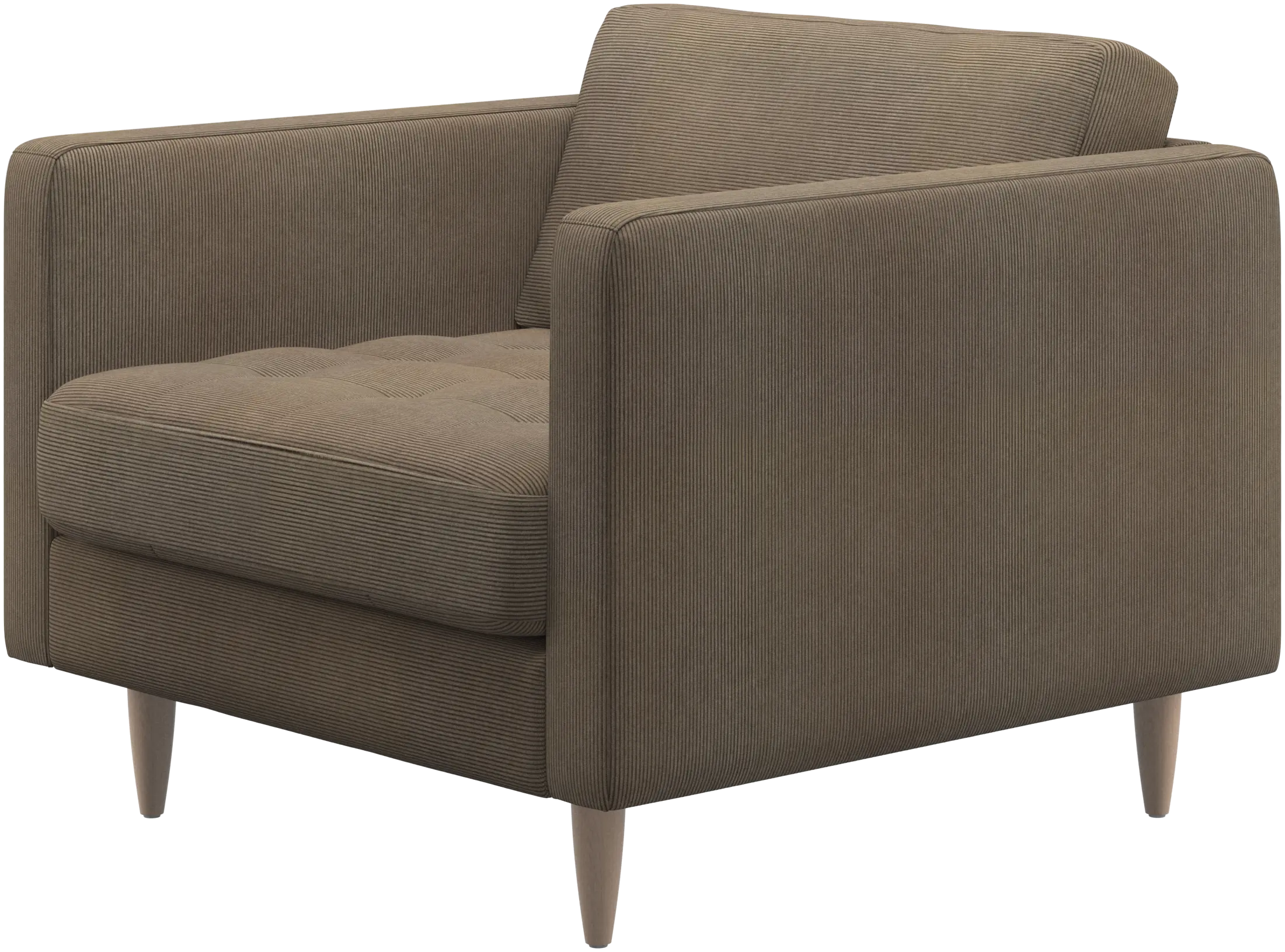Osaka chair, tufted seat