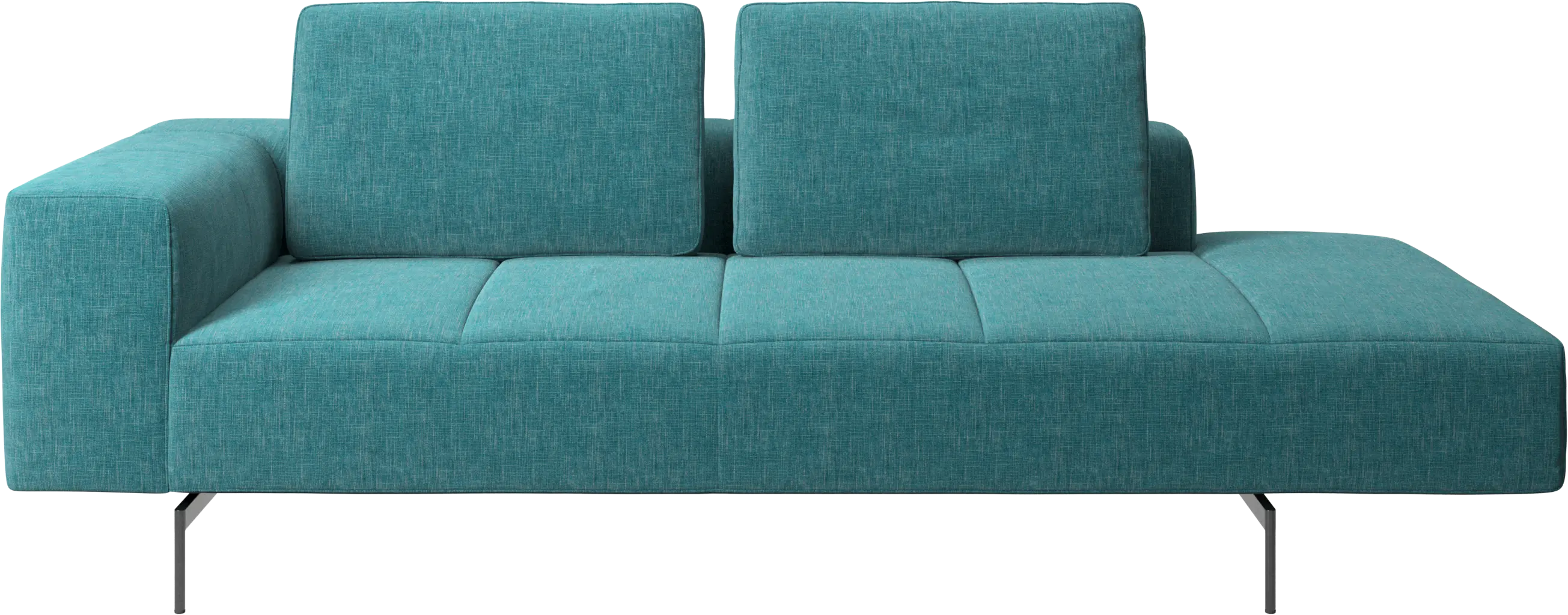 Amsterdam resting module for sofa, armrest left, open end right