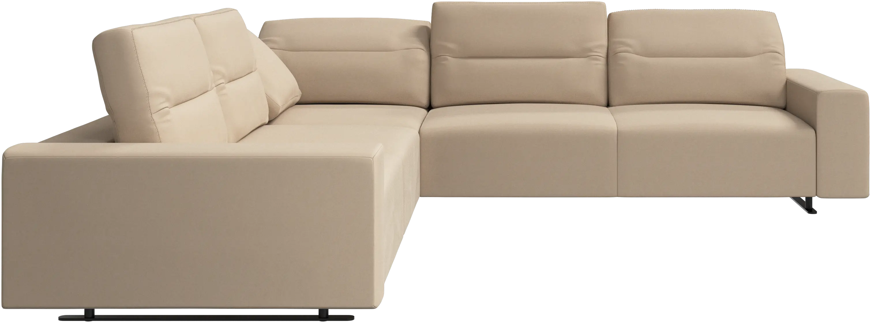 Hampton corner sofa with adjustable back