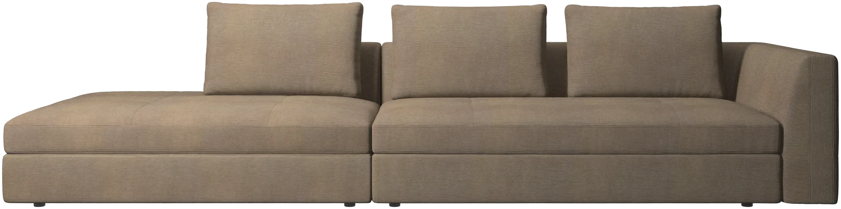 Bergamo sofa with lounging unit