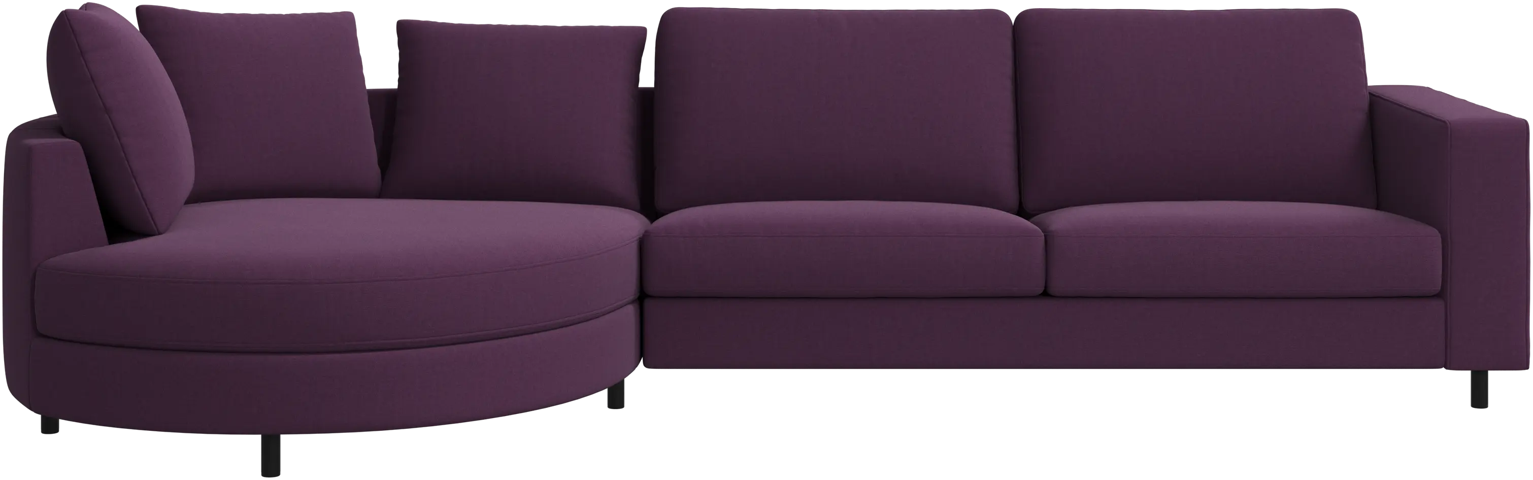 Indivi sofa with chaise longue left
