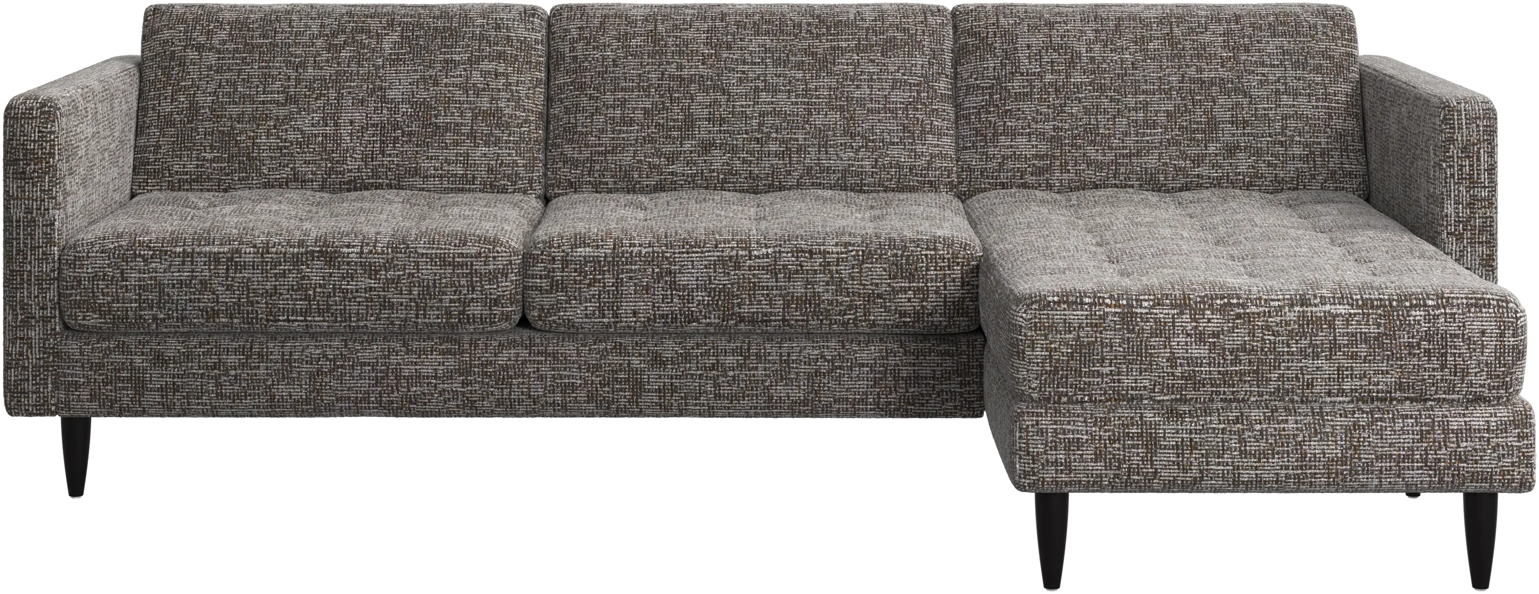 Osaka sofa with resting unit, tufted seat